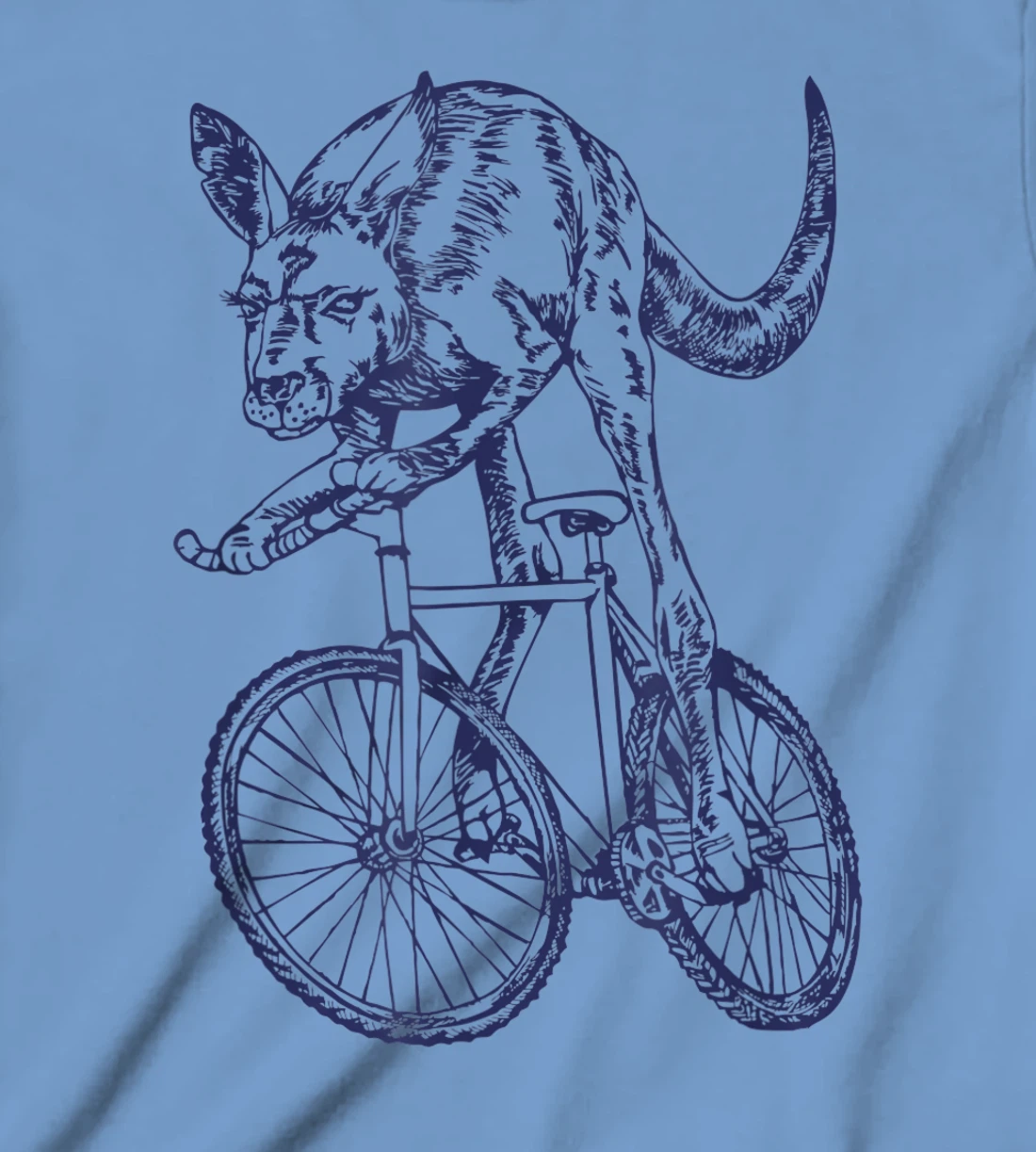 Womens SEEMBO Kangaroo Cycling Bicycle Cyclist Bicycling Bike Biker T-Shirt, Kid T-Shirt and Women T-Shirt