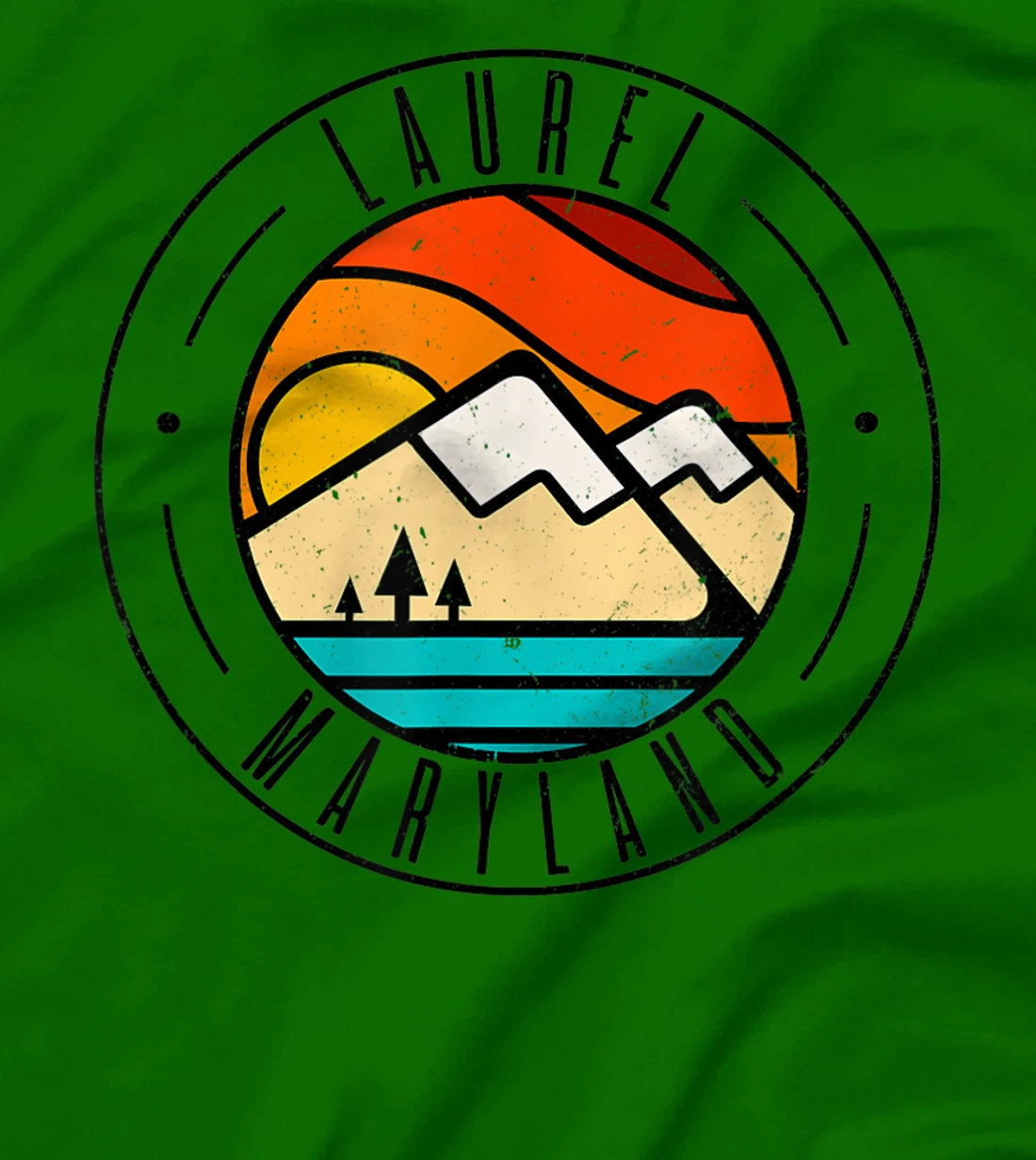 Minimalist Outdoors Laurel Maryland MD T-Shirt, Women T-Shirt