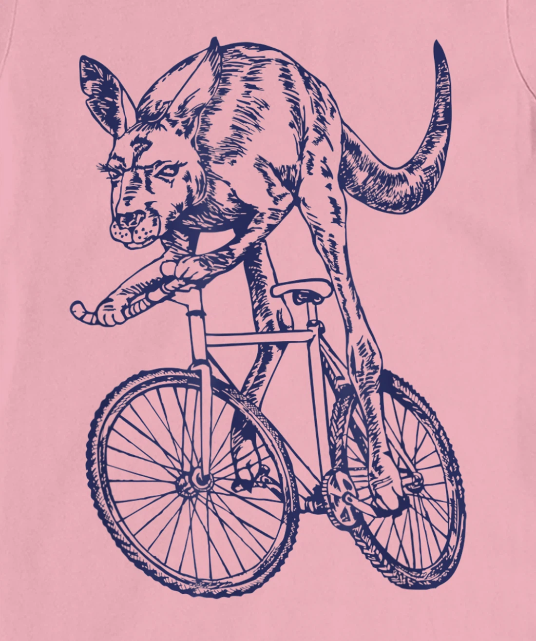 Womens SEEMBO Kangaroo Cycling Bicycle Cyclist Bicycling Bike Biker T-Shirt, Kid T-Shirt and Women T-Shirt