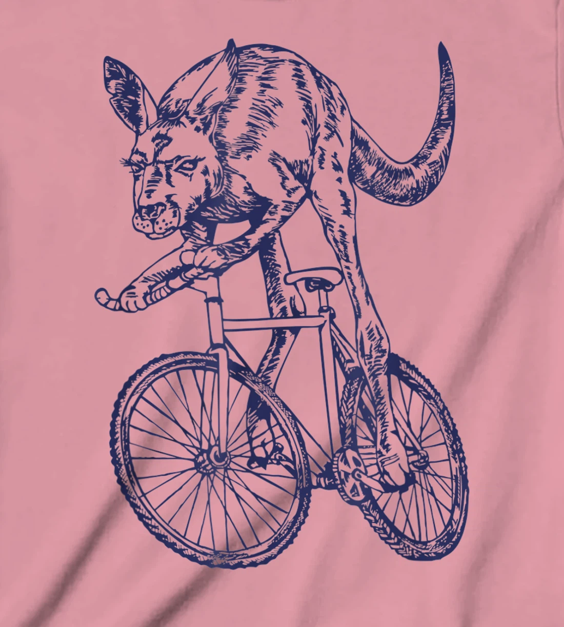 Womens SEEMBO Kangaroo Cycling Bicycle Cyclist Bicycling Bike Biker T-Shirt, Kid T-Shirt and Women T-Shirt