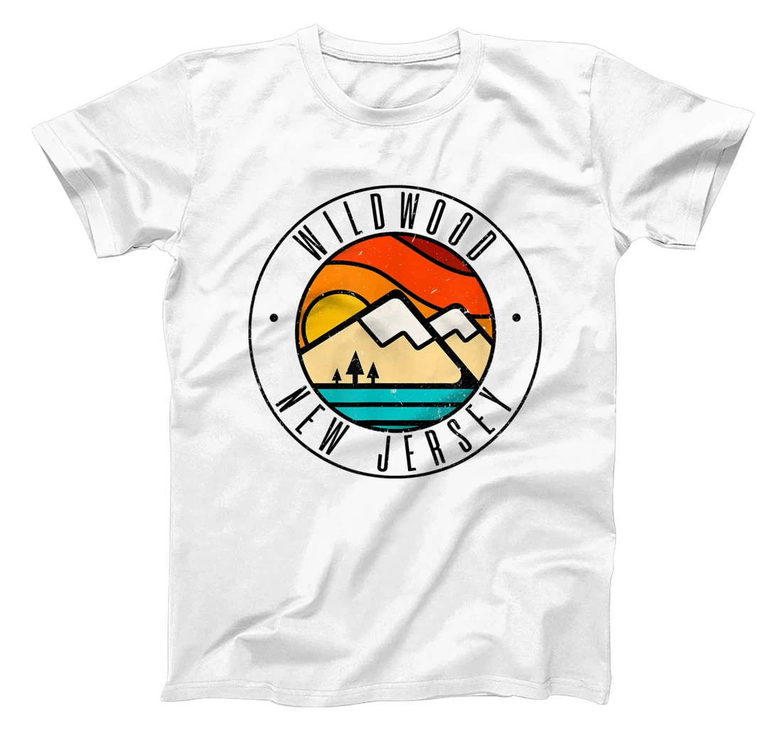 Minimalist Outdoors Wildwood New Jersey NJ T-Shirt, Women T-Shirt