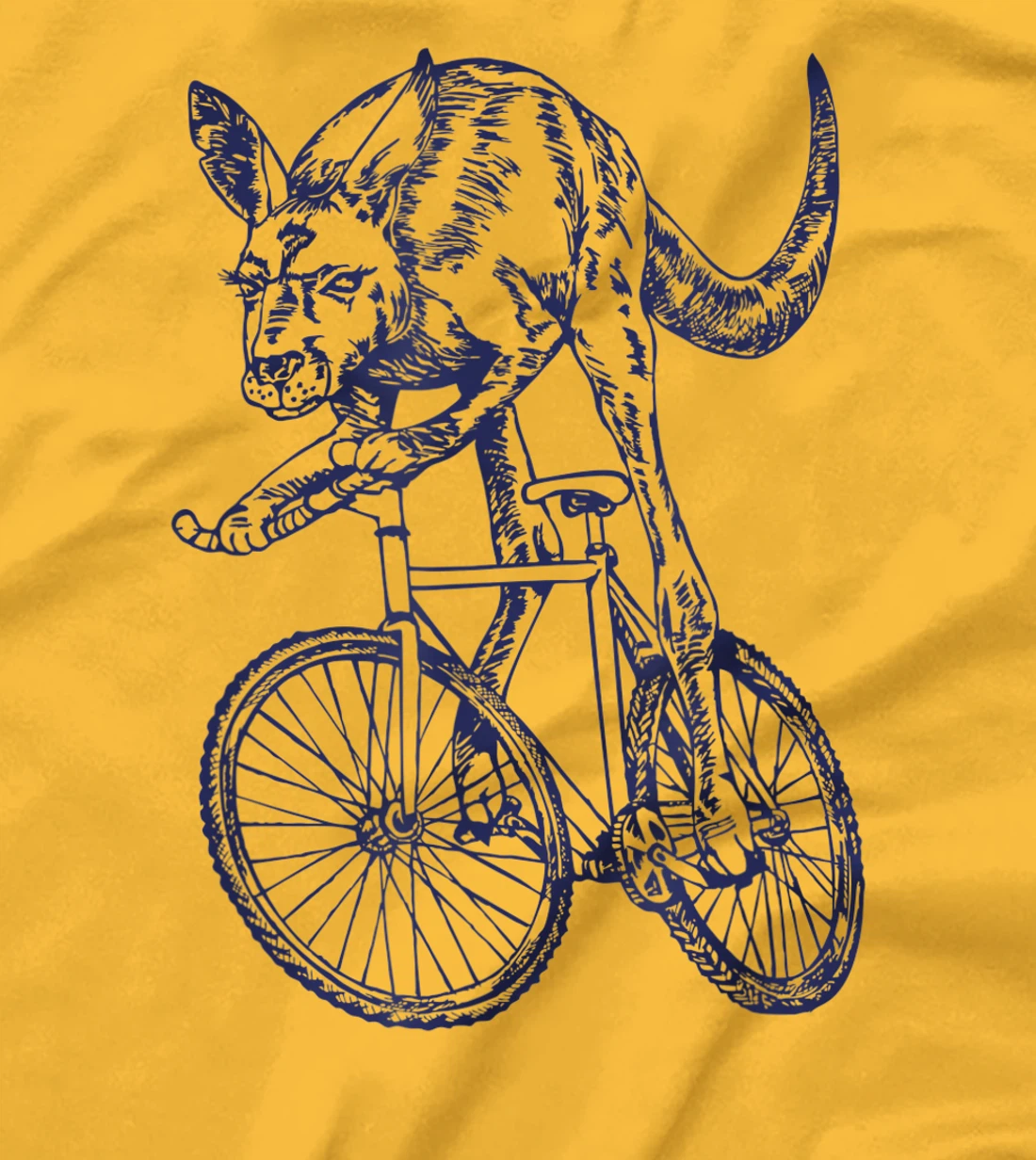 Womens SEEMBO Kangaroo Cycling Bicycle Cyclist Bicycling Bike Biker T-Shirt, Kid T-Shirt and Women T-Shirt