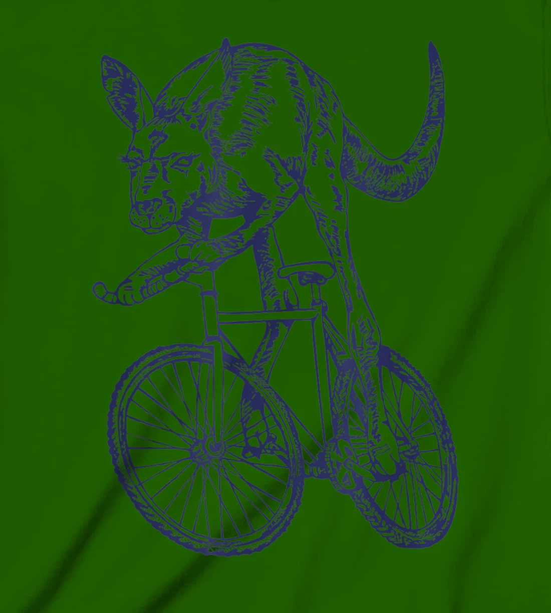 Womens SEEMBO Kangaroo Cycling Bicycle Cyclist Bicycling Bike Biker T-Shirt, Kid T-Shirt and Women T-Shirt