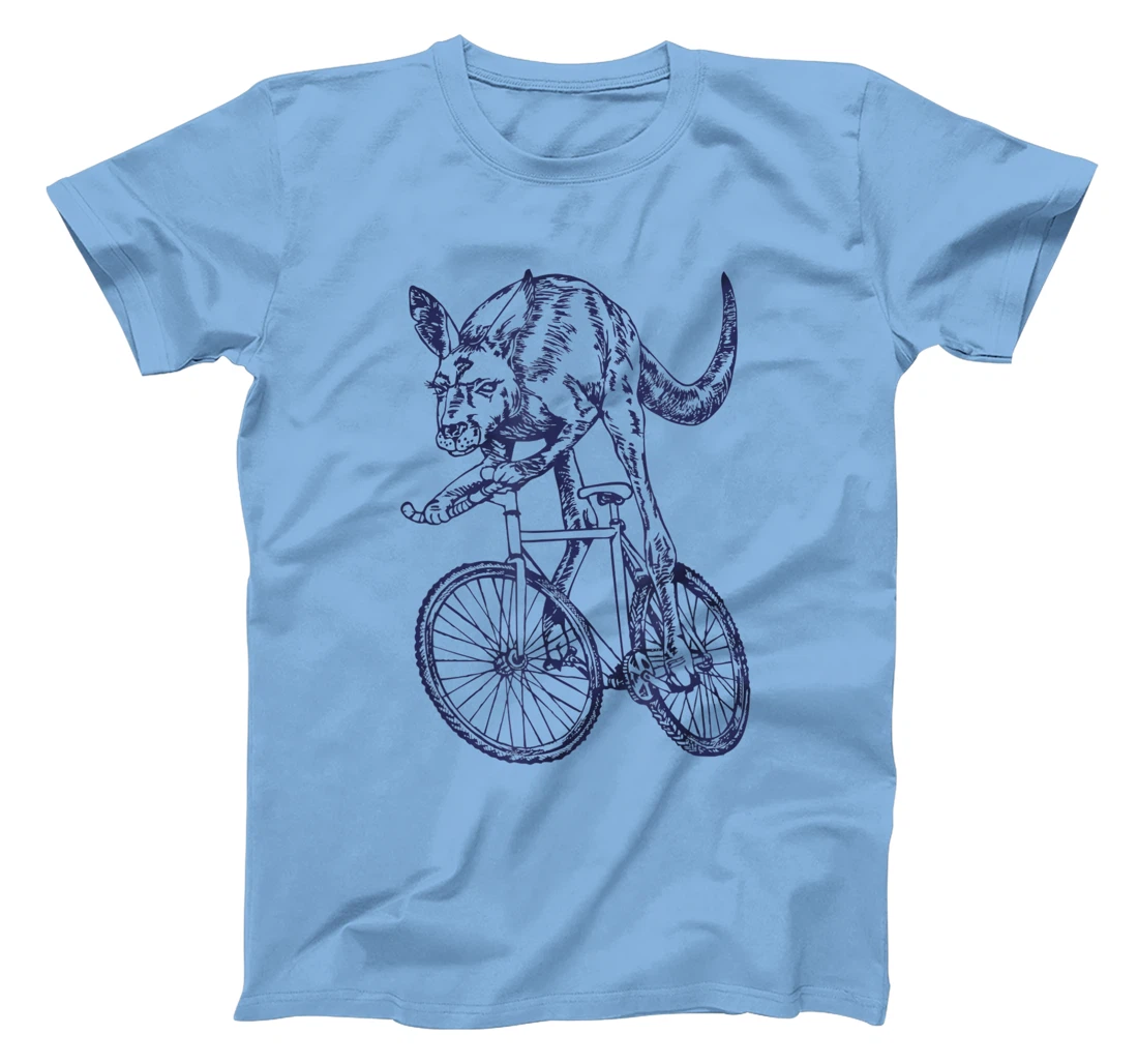 Womens SEEMBO Kangaroo Cycling Bicycle Cyclist Bicycling Bike Biker T-Shirt, Kid T-Shirt and Women T-Shirt