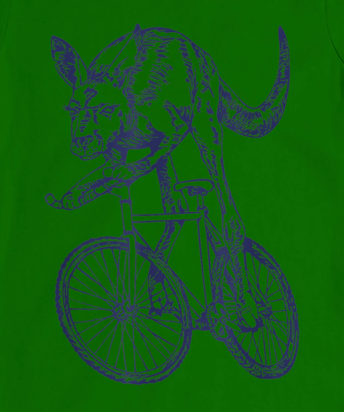 Womens SEEMBO Kangaroo Cycling Bicycle Cyclist Bicycling Bike Biker T-Shirt, Kid T-Shirt and Women T-Shirt
