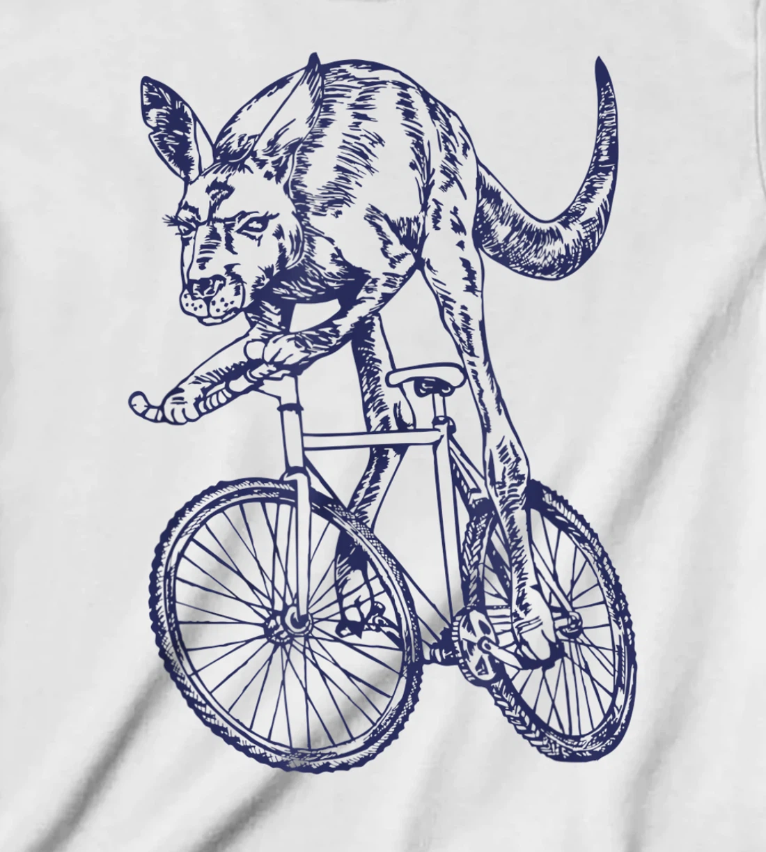 Womens SEEMBO Kangaroo Cycling Bicycle Cyclist Bicycling Bike Biker T-Shirt, Kid T-Shirt and Women T-Shirt
