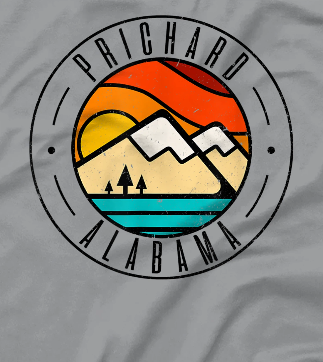 Minimalist Outdoors Prichard Alabama AL T-Shirt, Women T-Shirt