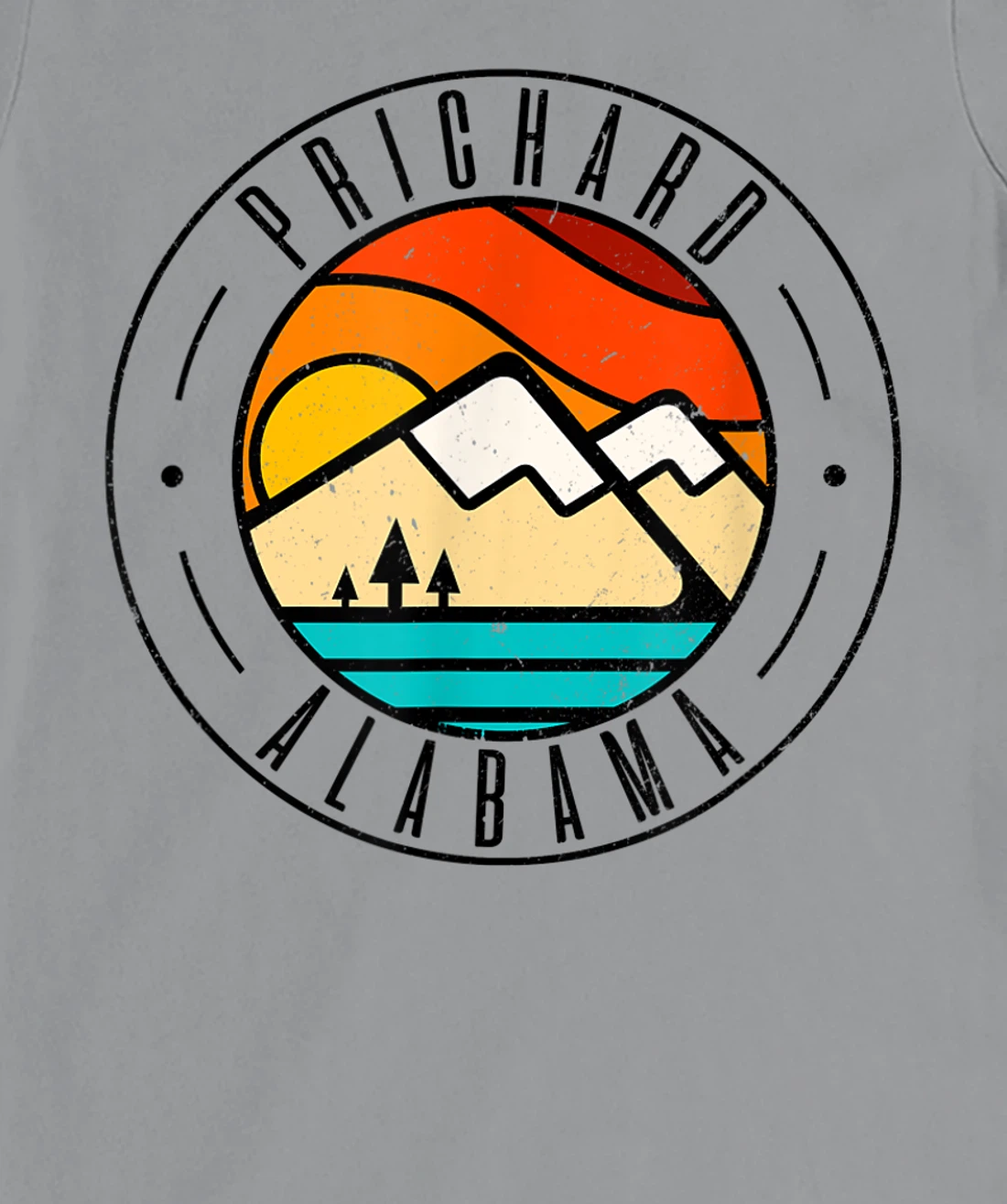 Minimalist Outdoors Prichard Alabama AL T-Shirt, Women T-Shirt