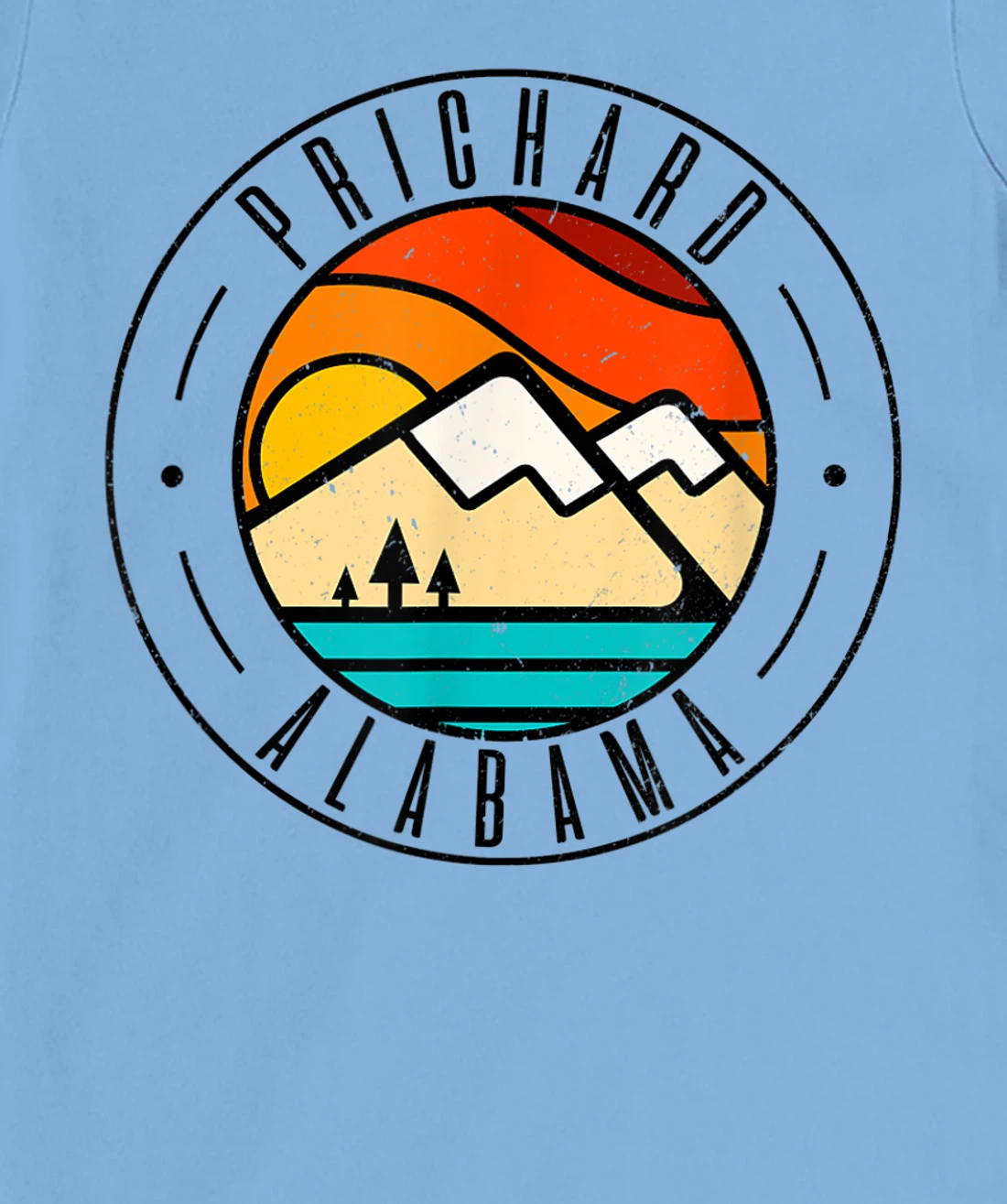 Minimalist Outdoors Prichard Alabama AL T-Shirt, Women T-Shirt