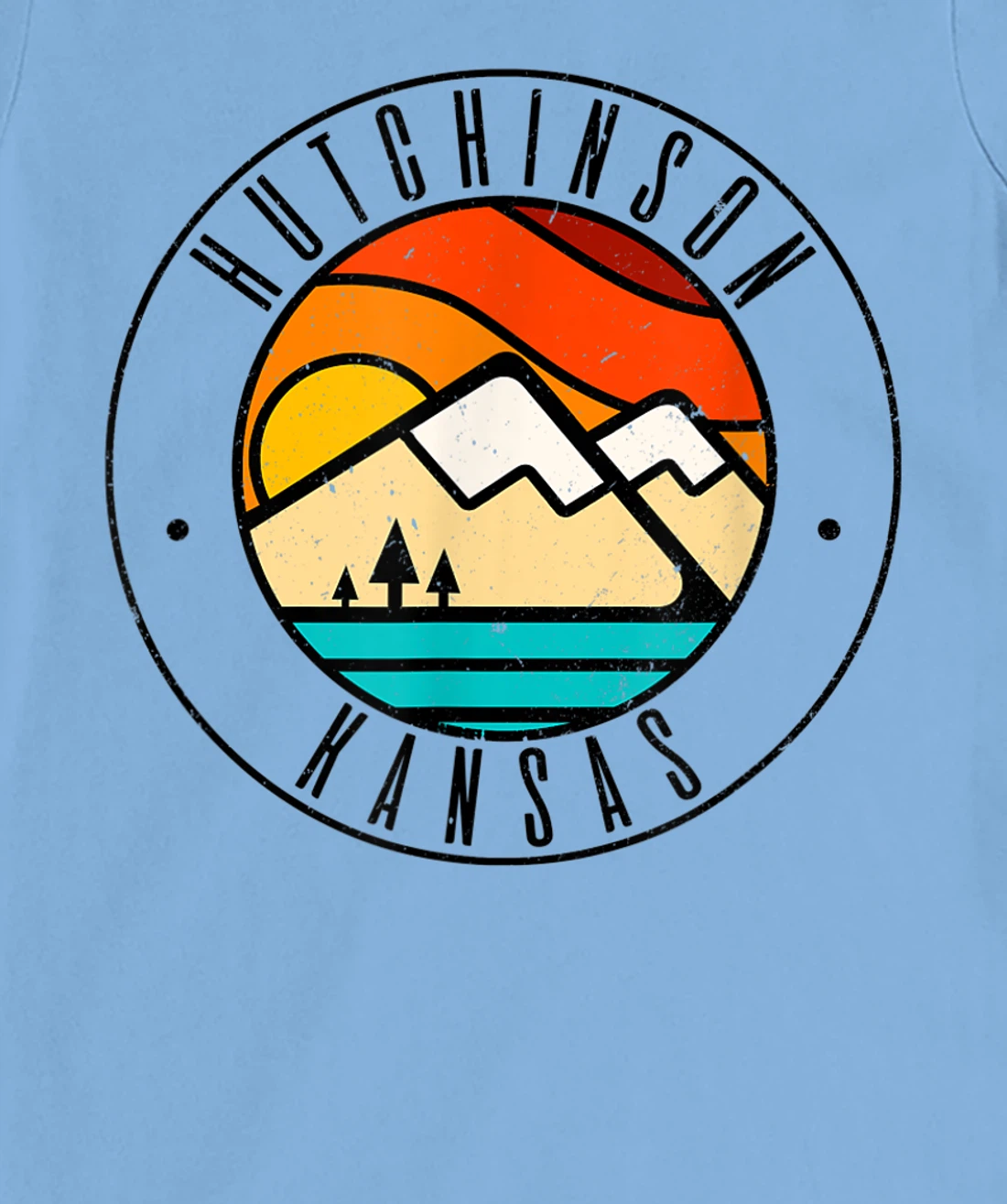 Minimalist Outdoors Hutchinson Kansas KS T-Shirt, Women T-Shirt