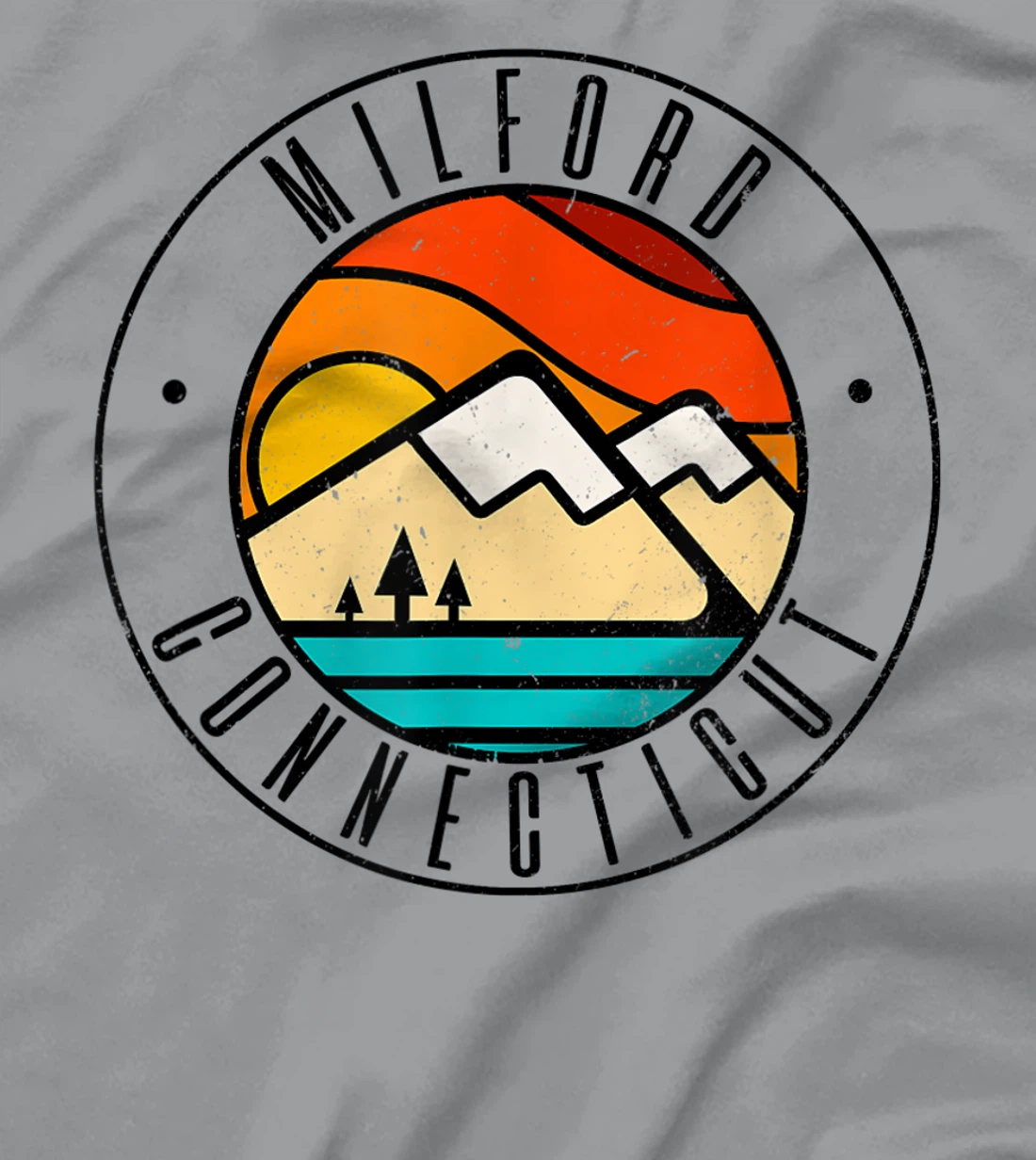 Minimalist Outdoors Milford Connecticut CT T-Shirt, Women T-Shirt