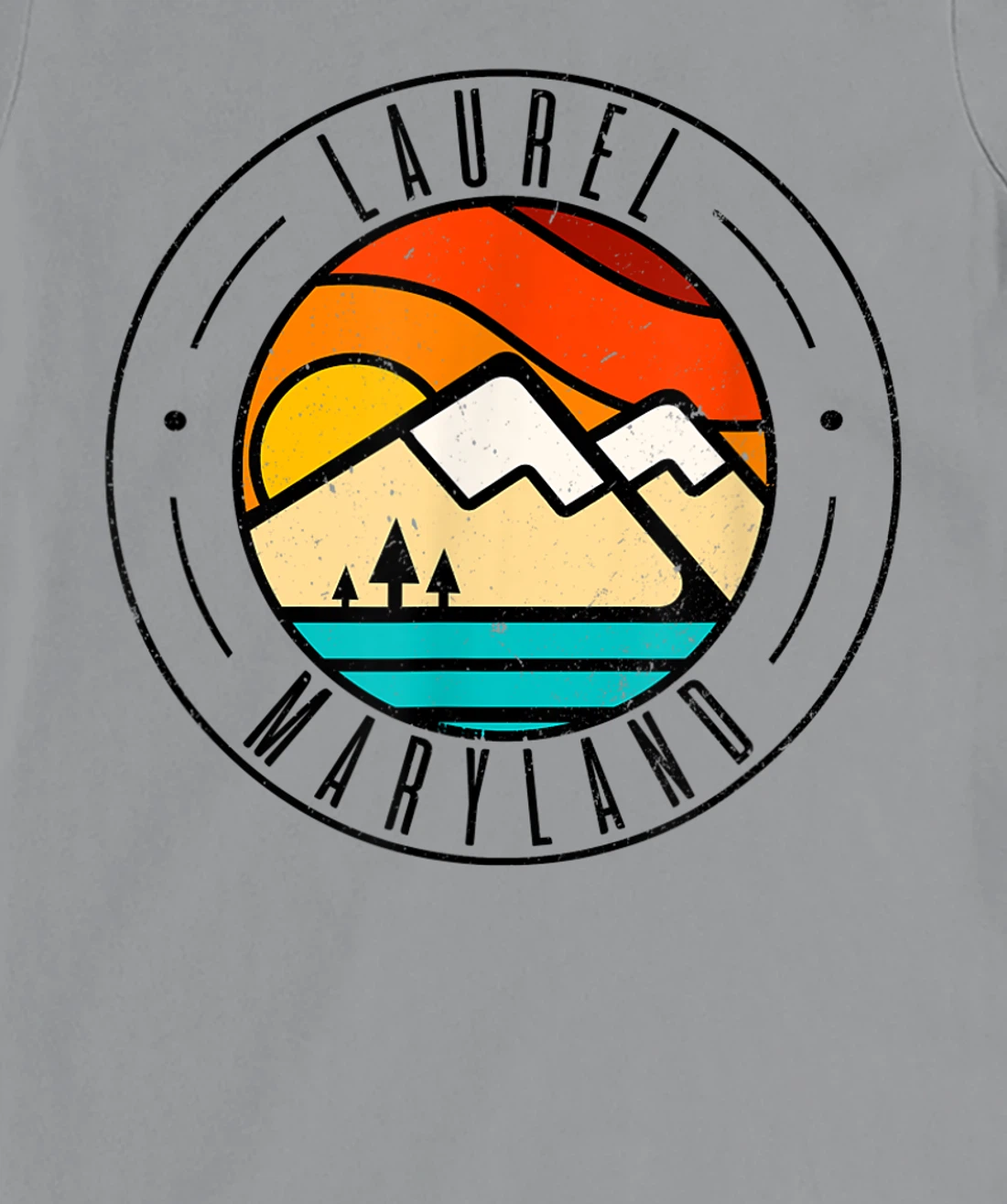 Minimalist Outdoors Laurel Maryland MD T-Shirt, Women T-Shirt