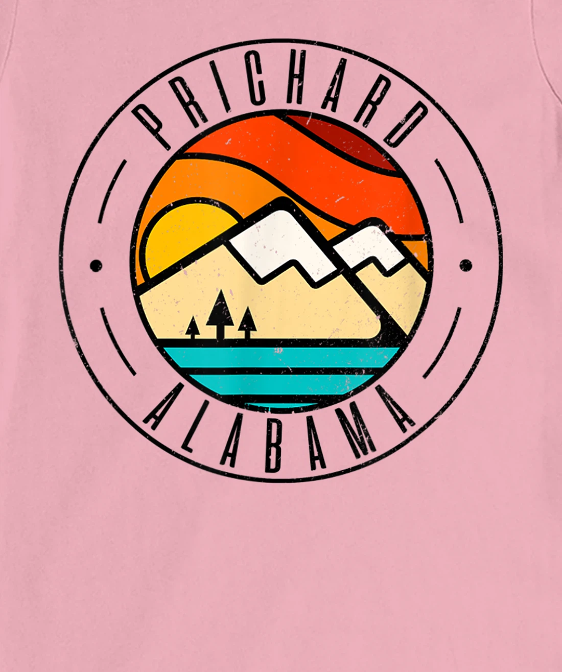 Minimalist Outdoors Prichard Alabama AL T-Shirt, Women T-Shirt