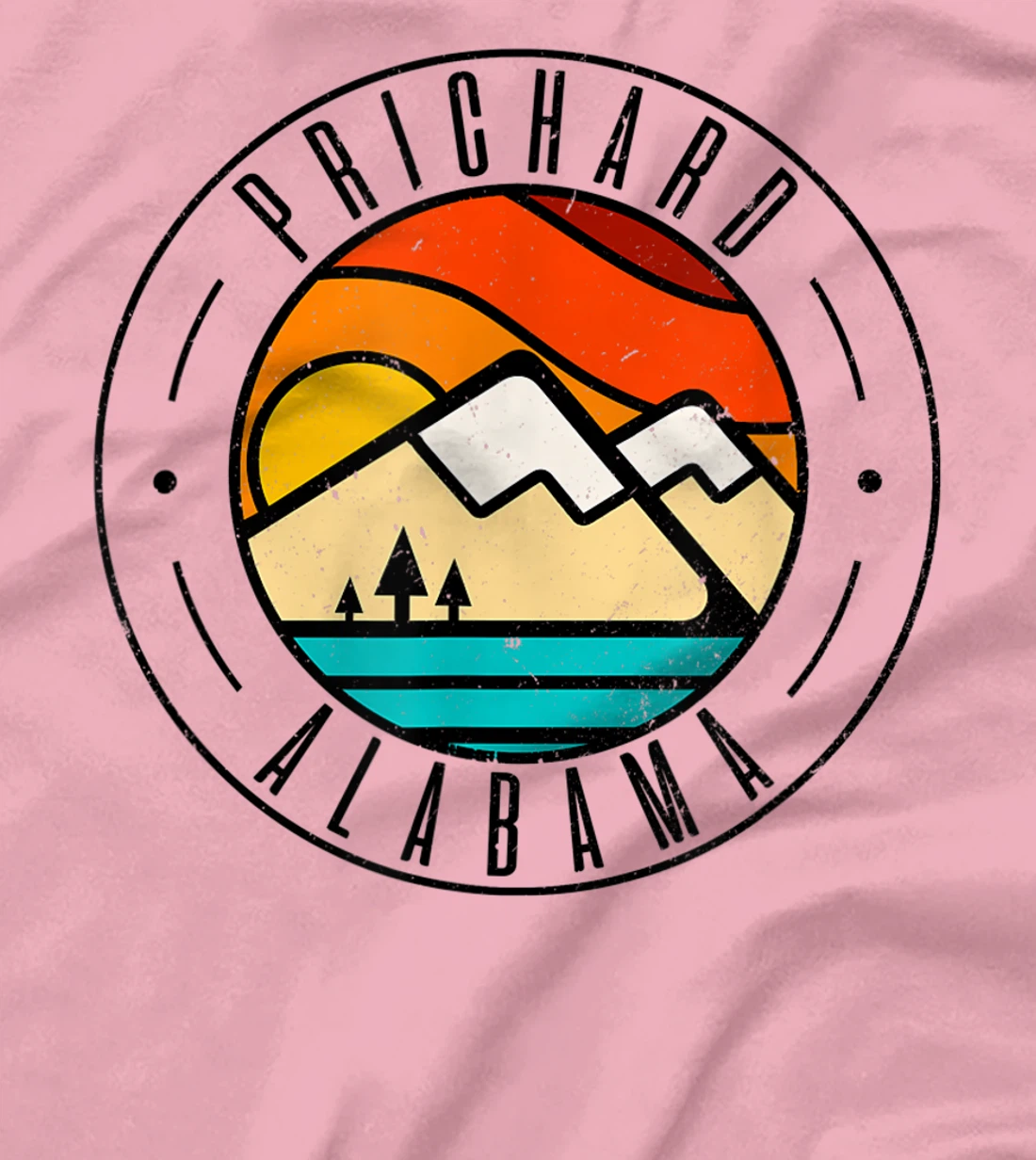 Minimalist Outdoors Prichard Alabama AL T-Shirt, Women T-Shirt