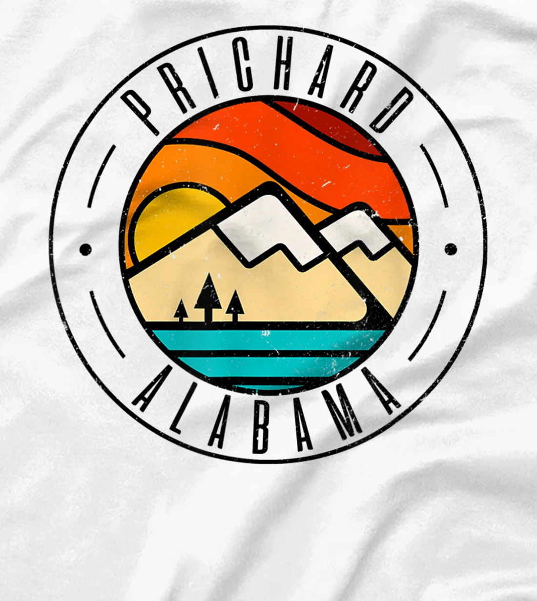 Minimalist Outdoors Prichard Alabama AL T-Shirt, Women T-Shirt