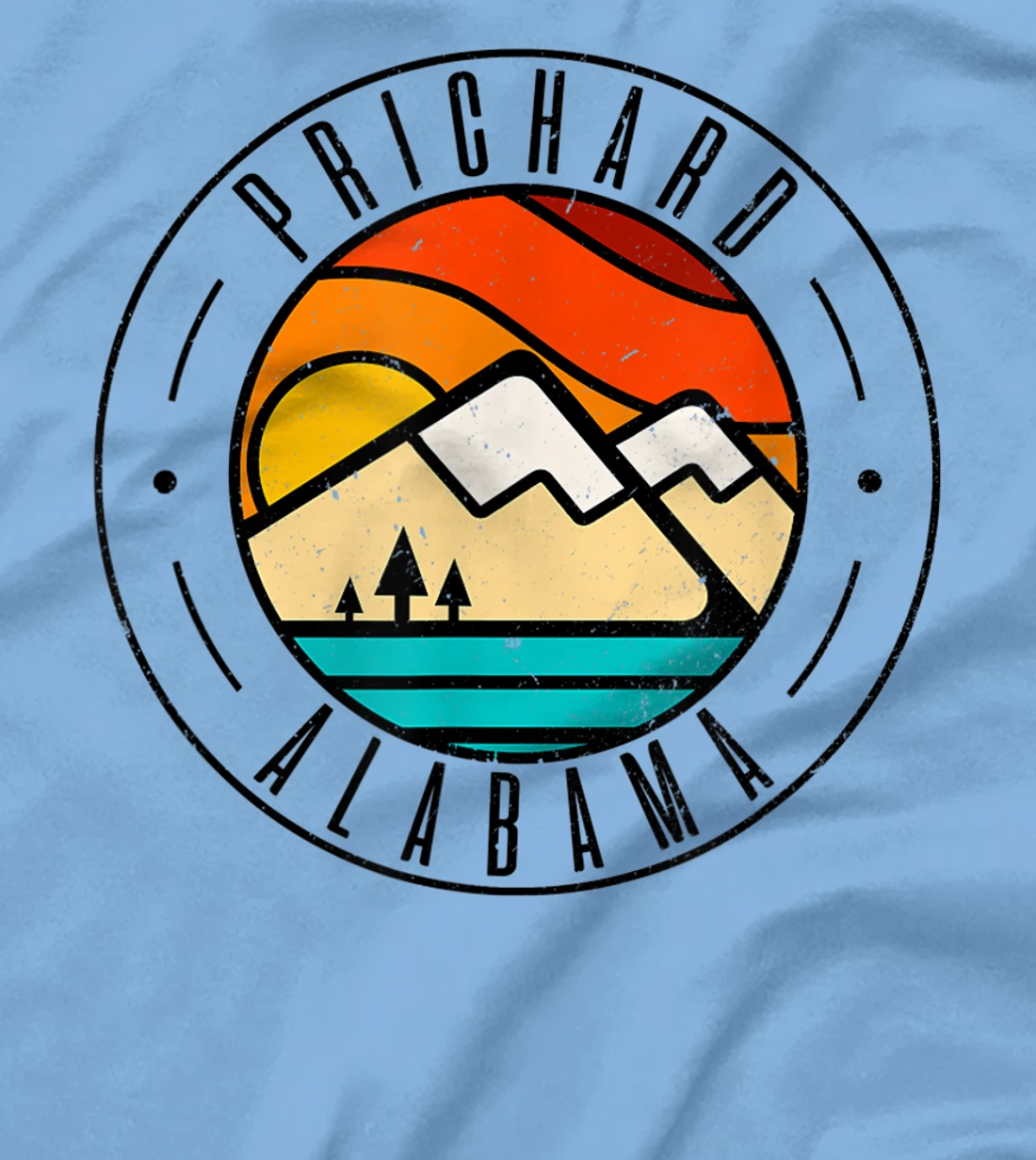 Minimalist Outdoors Prichard Alabama AL T-Shirt, Women T-Shirt