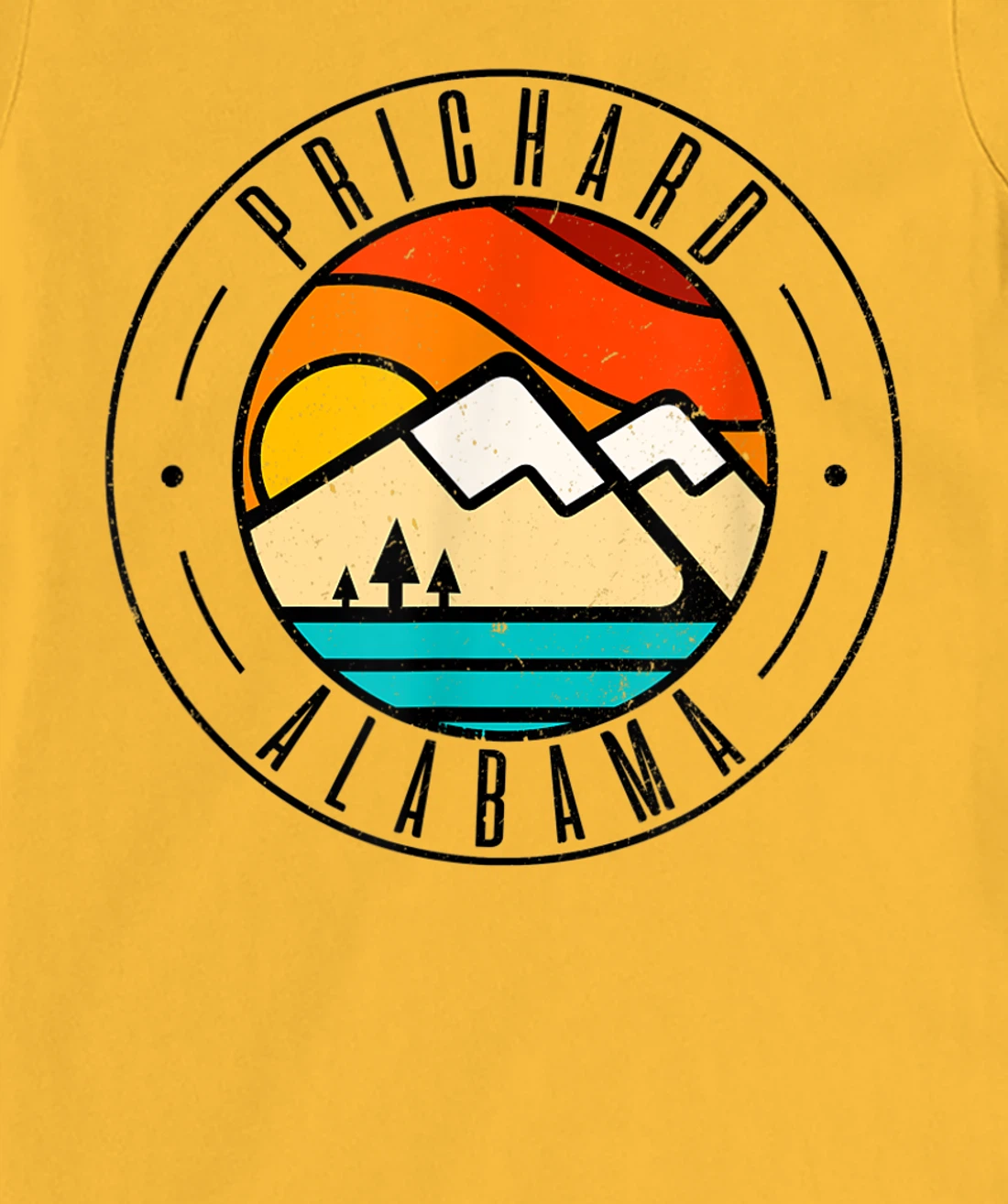 Minimalist Outdoors Prichard Alabama AL T-Shirt, Women T-Shirt