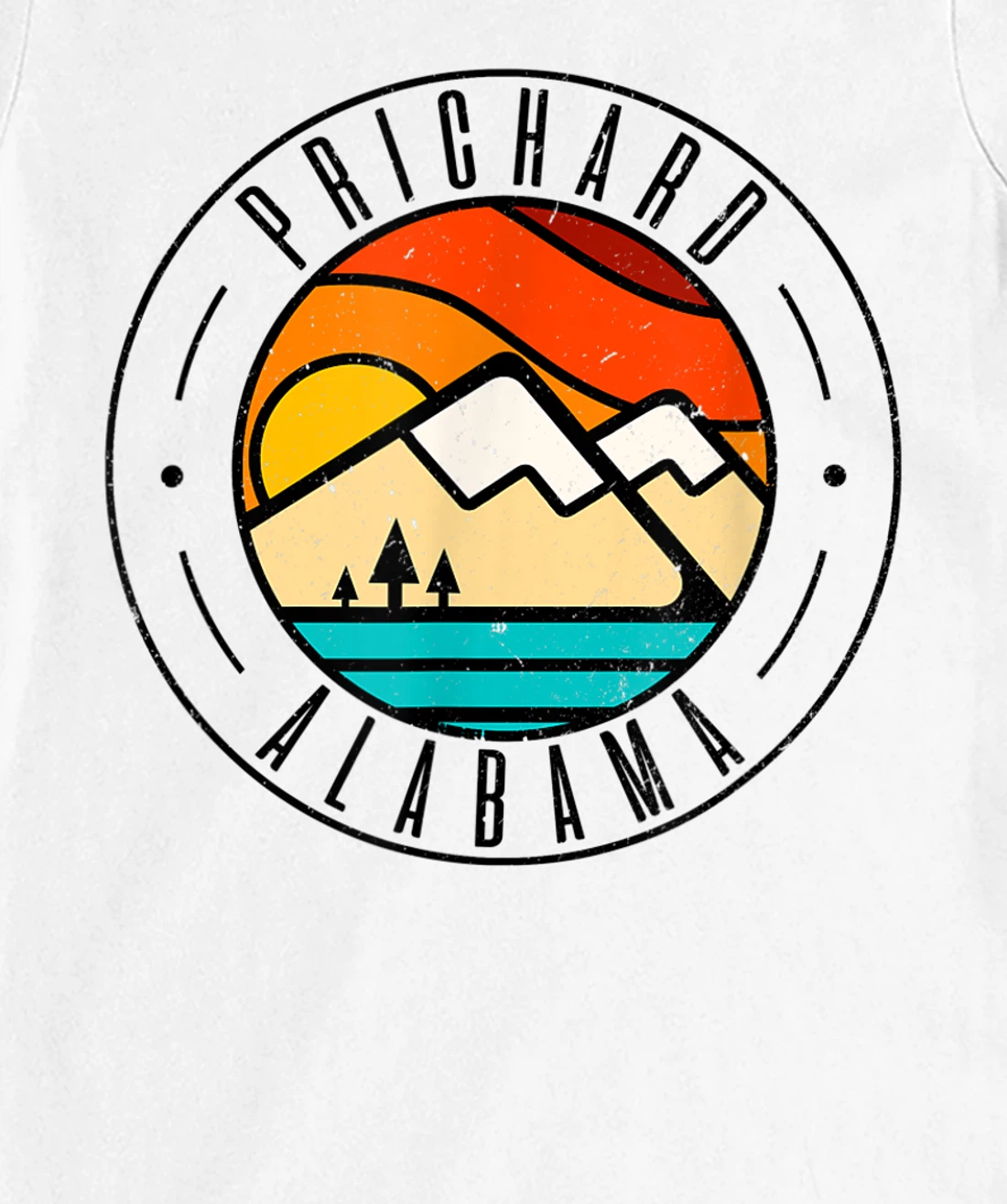 Minimalist Outdoors Prichard Alabama AL T-Shirt, Women T-Shirt