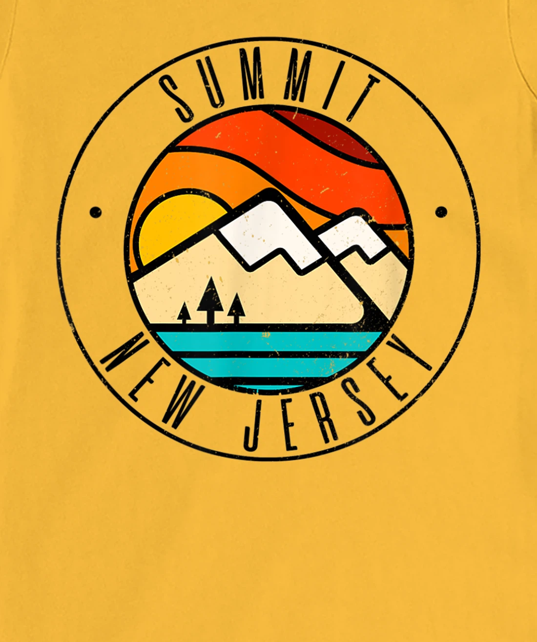 Minimalist Outdoors Summit New Jersey NJ T-Shirt, Women T-Shirt