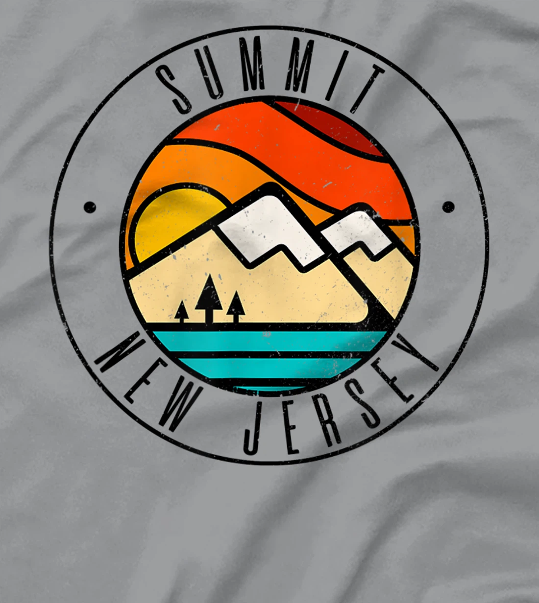 Minimalist Outdoors Summit New Jersey NJ T-Shirt, Women T-Shirt