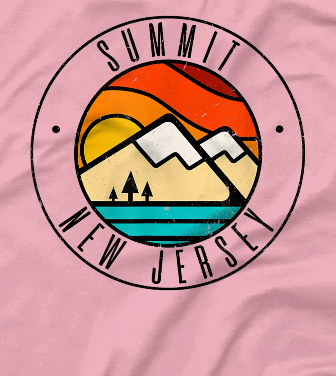 Minimalist Outdoors Summit New Jersey NJ T-Shirt, Women T-Shirt
