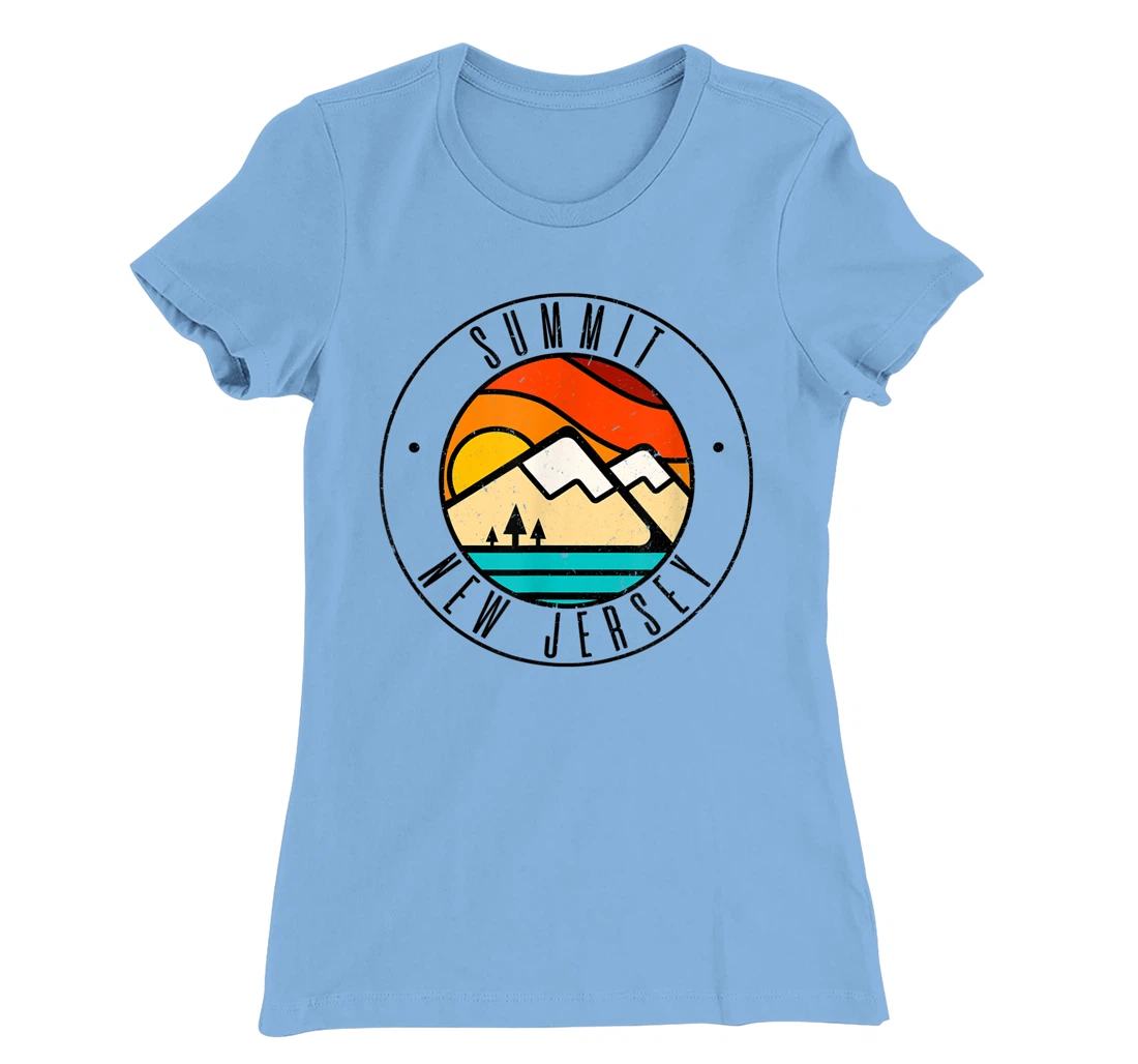 Minimalist Outdoors Summit New Jersey NJ T-Shirt, Women T-Shirt