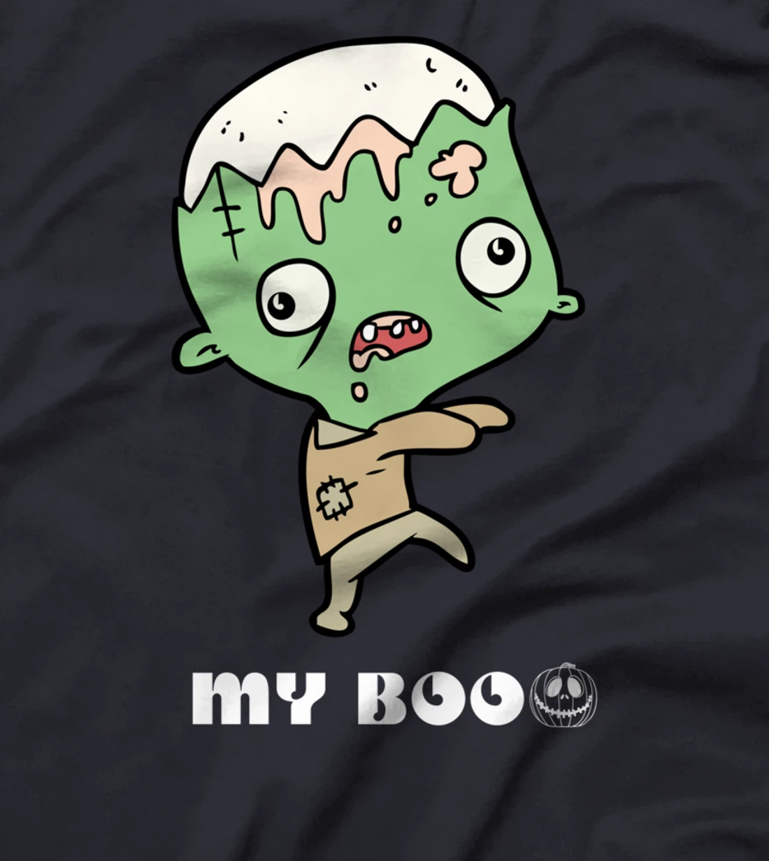 Funny my BOO CREW zombie TEE T-Shirt