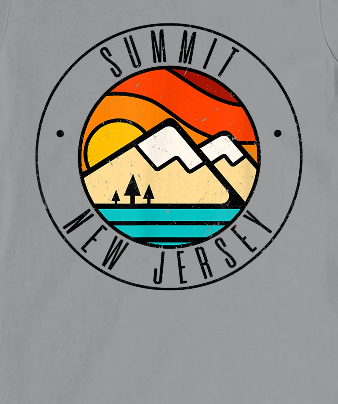 Minimalist Outdoors Summit New Jersey NJ T-Shirt, Women T-Shirt