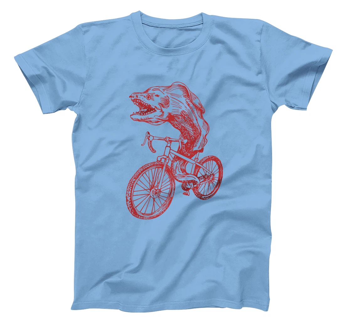 Womens SEEMBO Moray Eel Cycling Bicycle Fish Cyclist Biking Bike T-Shirt, Kid T-Shirt and Women T-Shirt