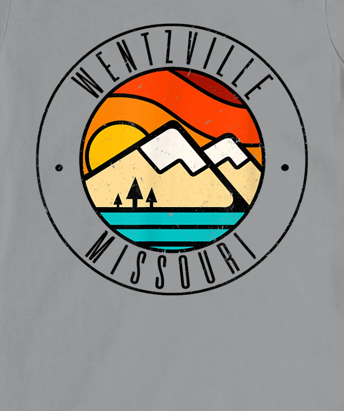 Minimalist Outdoors Wentzville Missouri MO T-Shirt, Women T-Shirt