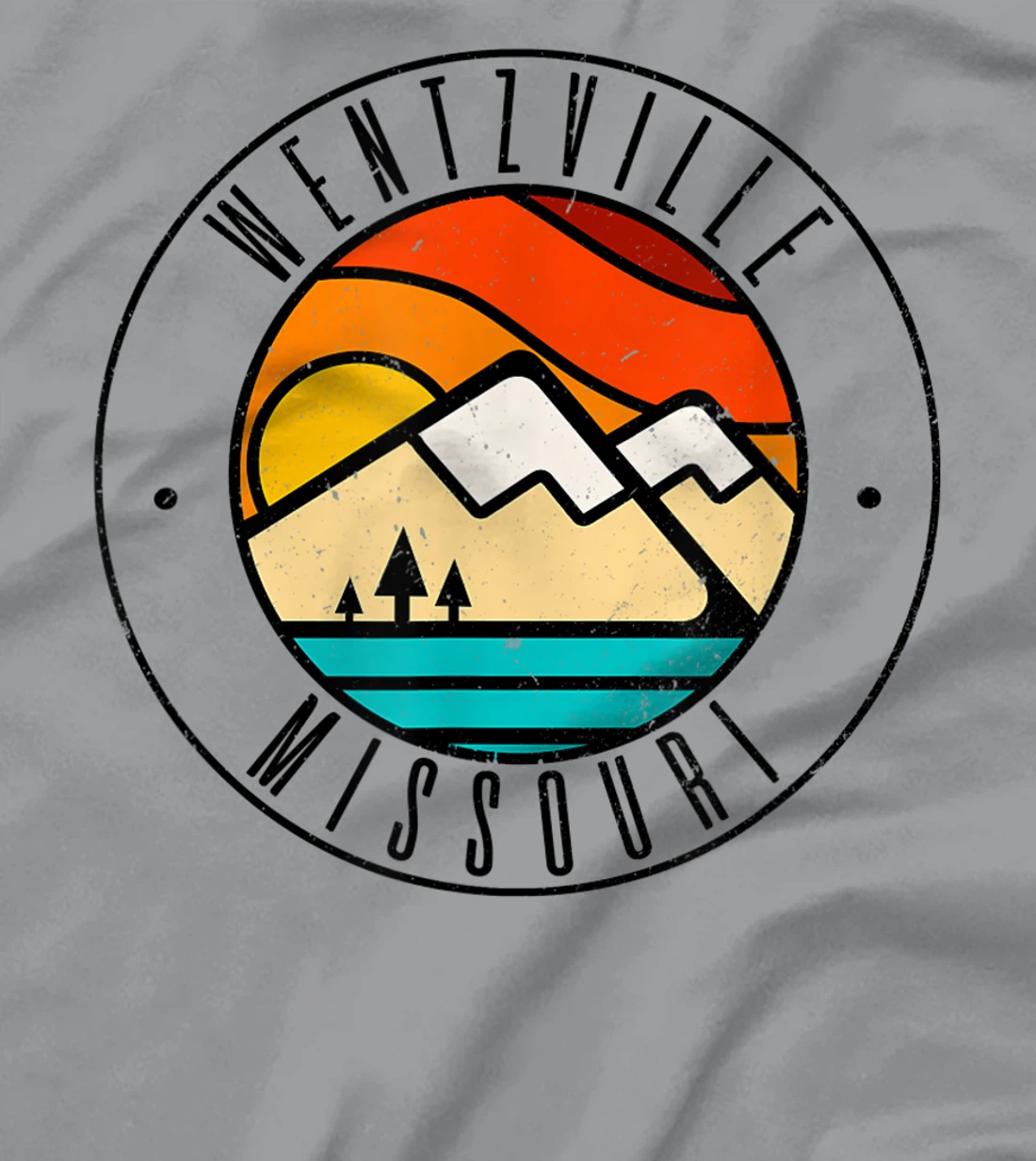 Minimalist Outdoors Wentzville Missouri MO T-Shirt, Women T-Shirt