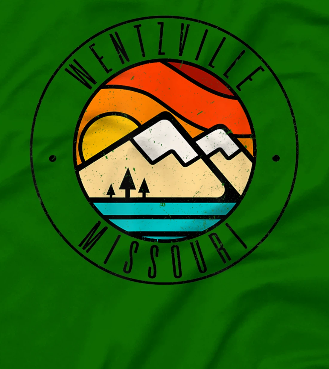 Minimalist Outdoors Wentzville Missouri MO T-Shirt, Women T-Shirt