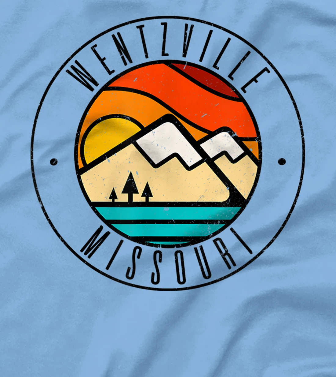 Minimalist Outdoors Wentzville Missouri MO T-Shirt, Women T-Shirt