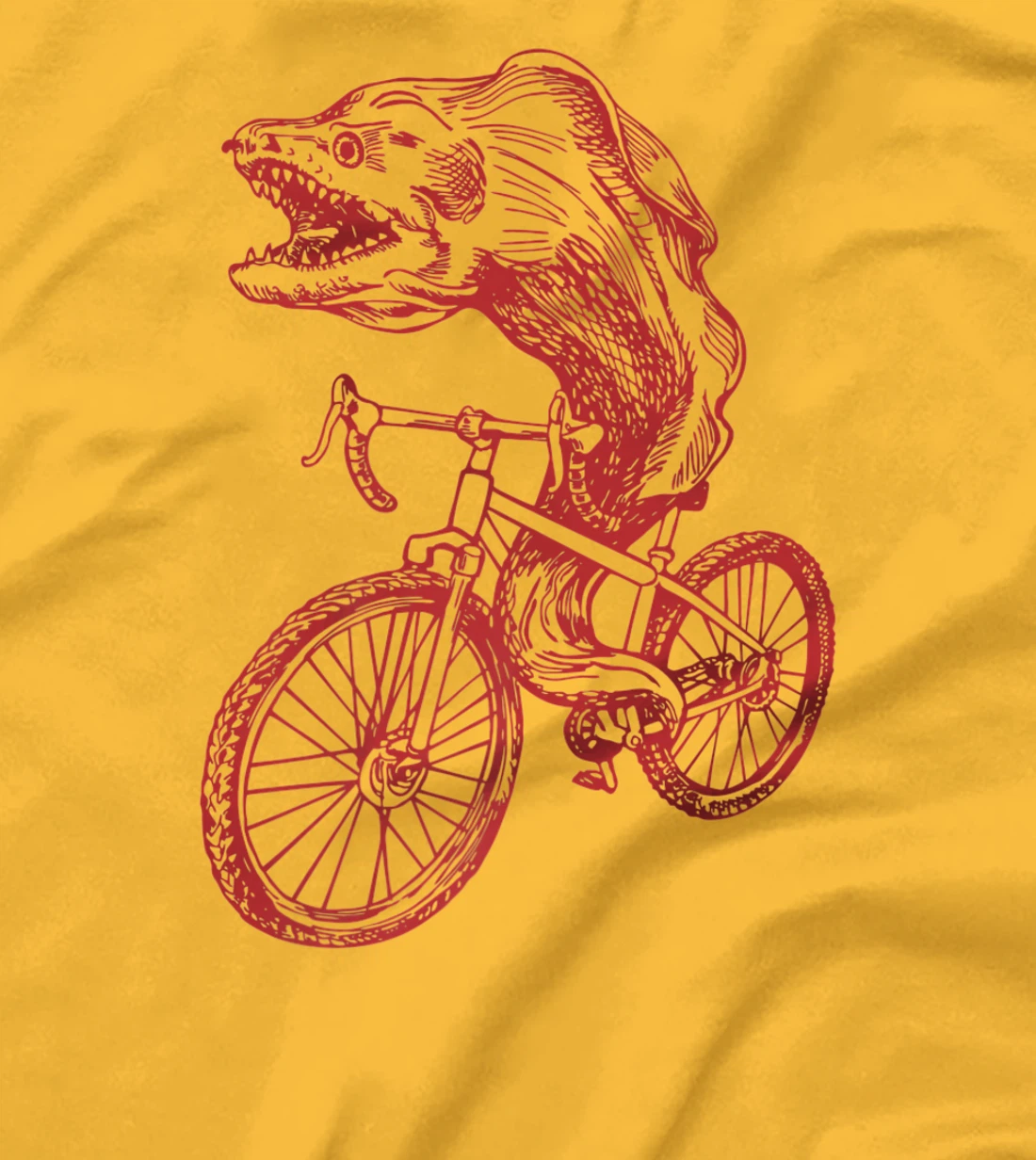 Womens SEEMBO Moray Eel Cycling Bicycle Fish Cyclist Biking Bike T-Shirt, Kid T-Shirt and Women T-Shirt