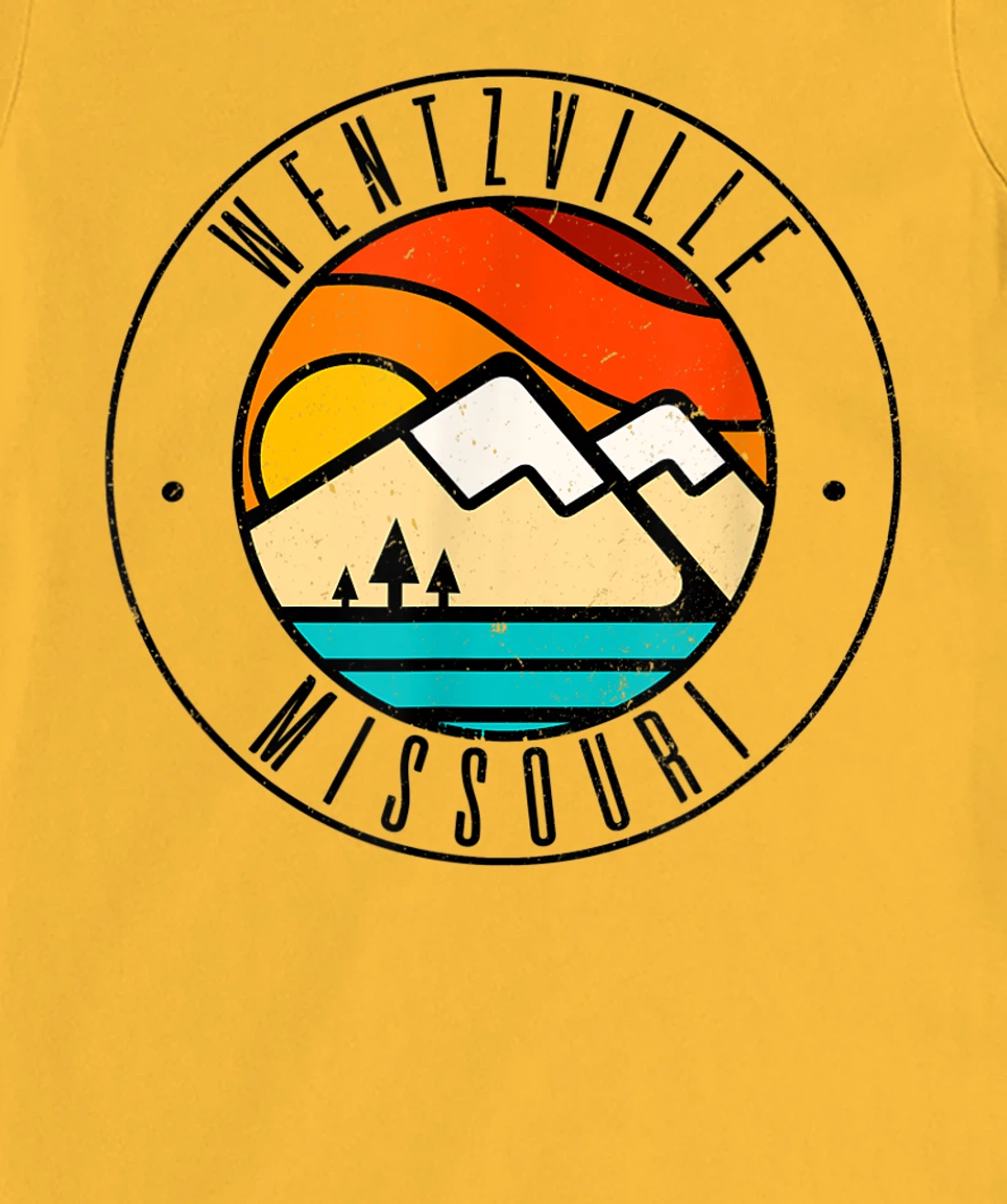 Minimalist Outdoors Wentzville Missouri MO T-Shirt, Women T-Shirt