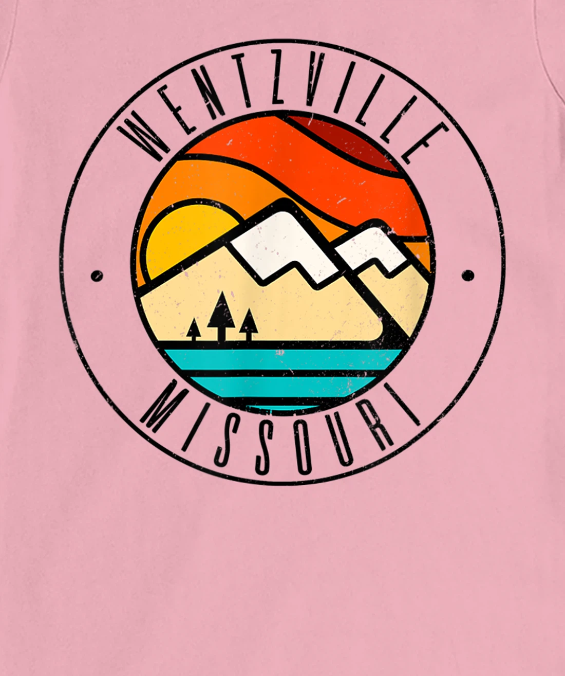 Minimalist Outdoors Wentzville Missouri MO T-Shirt, Women T-Shirt