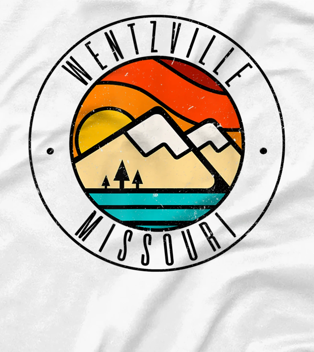 Minimalist Outdoors Wentzville Missouri MO T-Shirt, Women T-Shirt