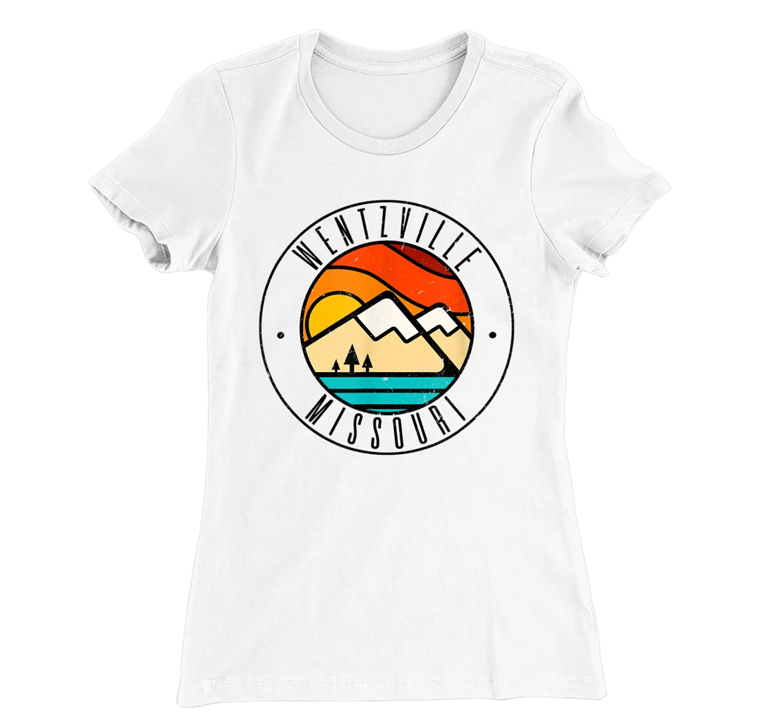 Minimalist Outdoors Wentzville Missouri MO T-Shirt, Women T-Shirt