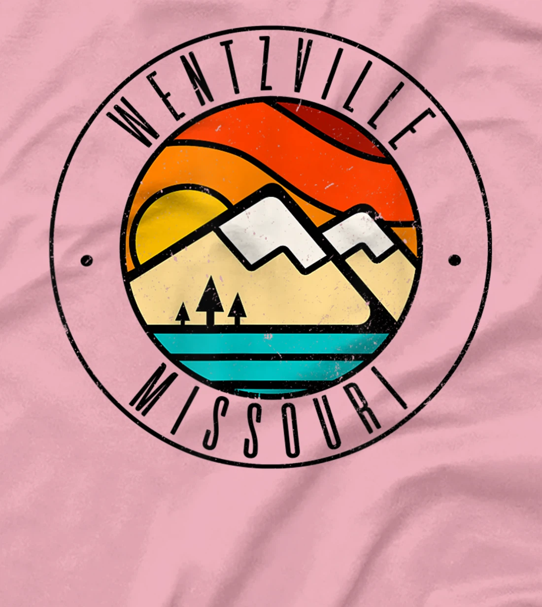 Minimalist Outdoors Wentzville Missouri MO T-Shirt, Women T-Shirt