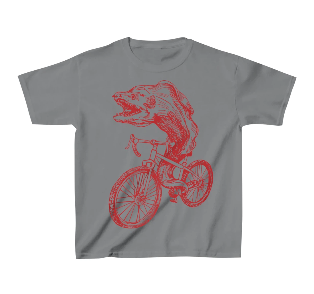 Womens SEEMBO Moray Eel Cycling Bicycle Fish Cyclist Biking Bike T-Shirt, Kid T-Shirt and Women T-Shirt