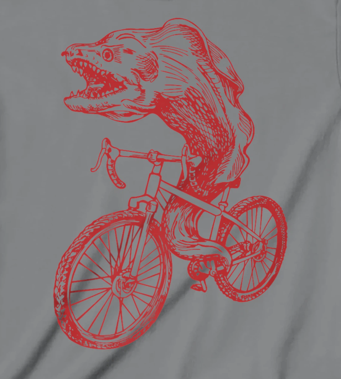 Womens SEEMBO Moray Eel Cycling Bicycle Fish Cyclist Biking Bike T-Shirt, Kid T-Shirt and Women T-Shirt