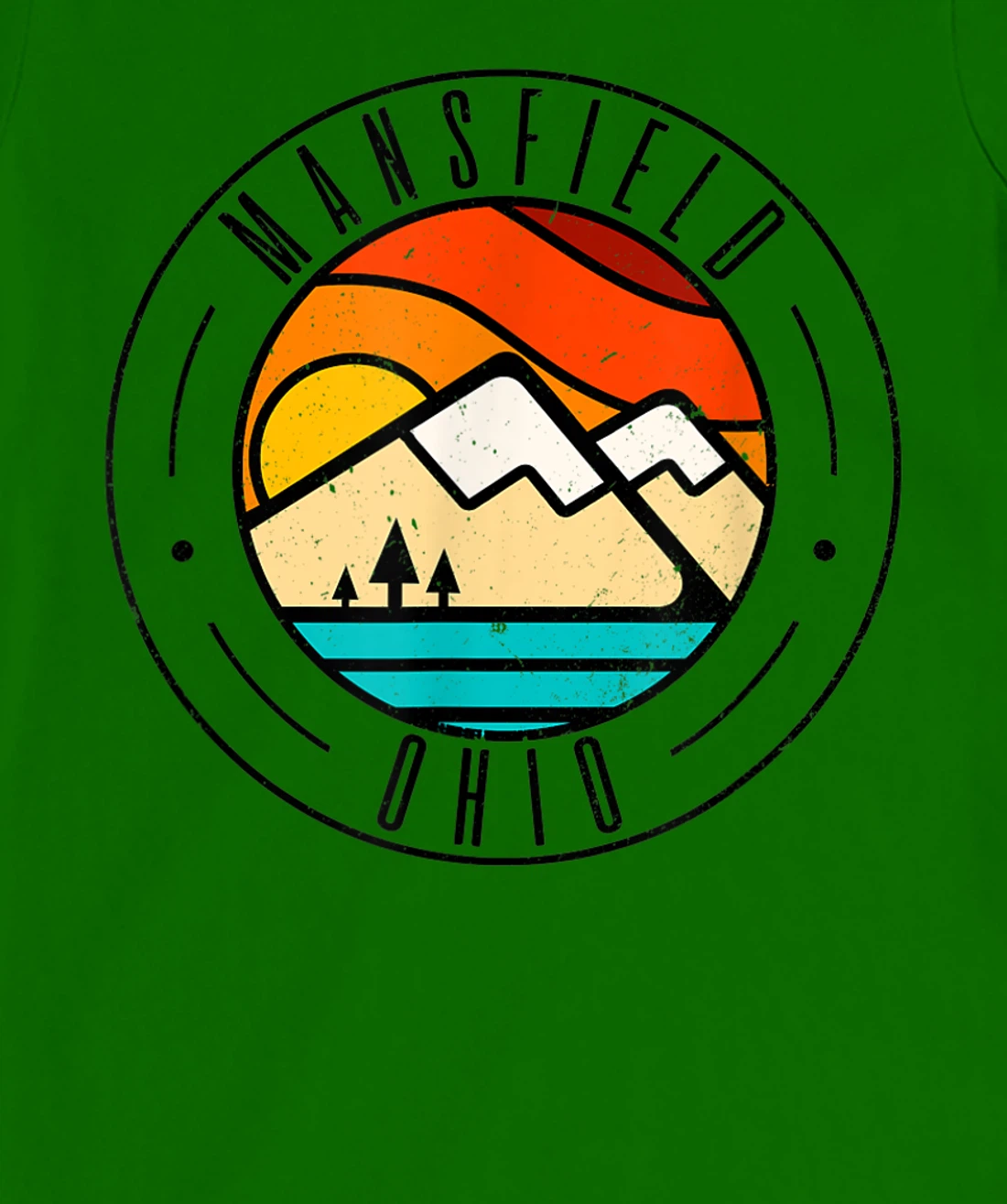 Minimalist Outdoors Mansfield Ohio OH T-Shirt, Women T-Shirt