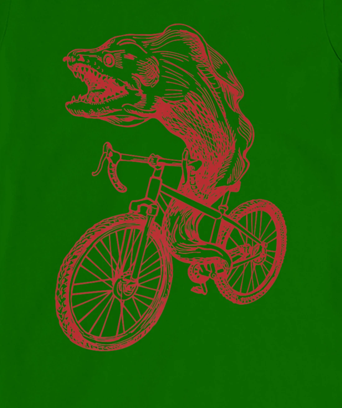 Womens SEEMBO Moray Eel Cycling Bicycle Fish Cyclist Biking Bike T-Shirt, Kid T-Shirt and Women T-Shirt