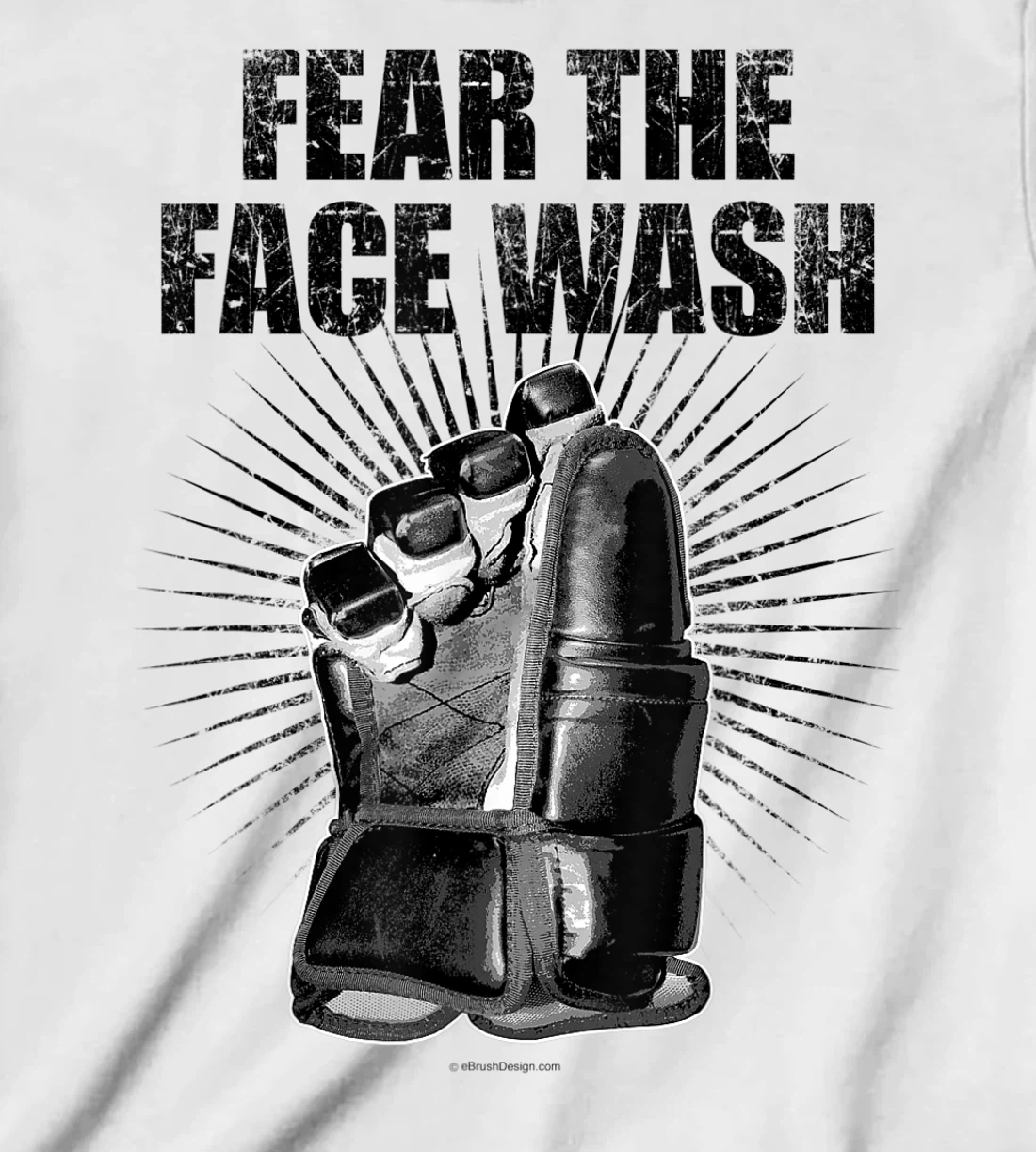 Womens Fear The Face Wash - funny hockey T-Shirt, Kid T-Shirt and Women T-Shirt