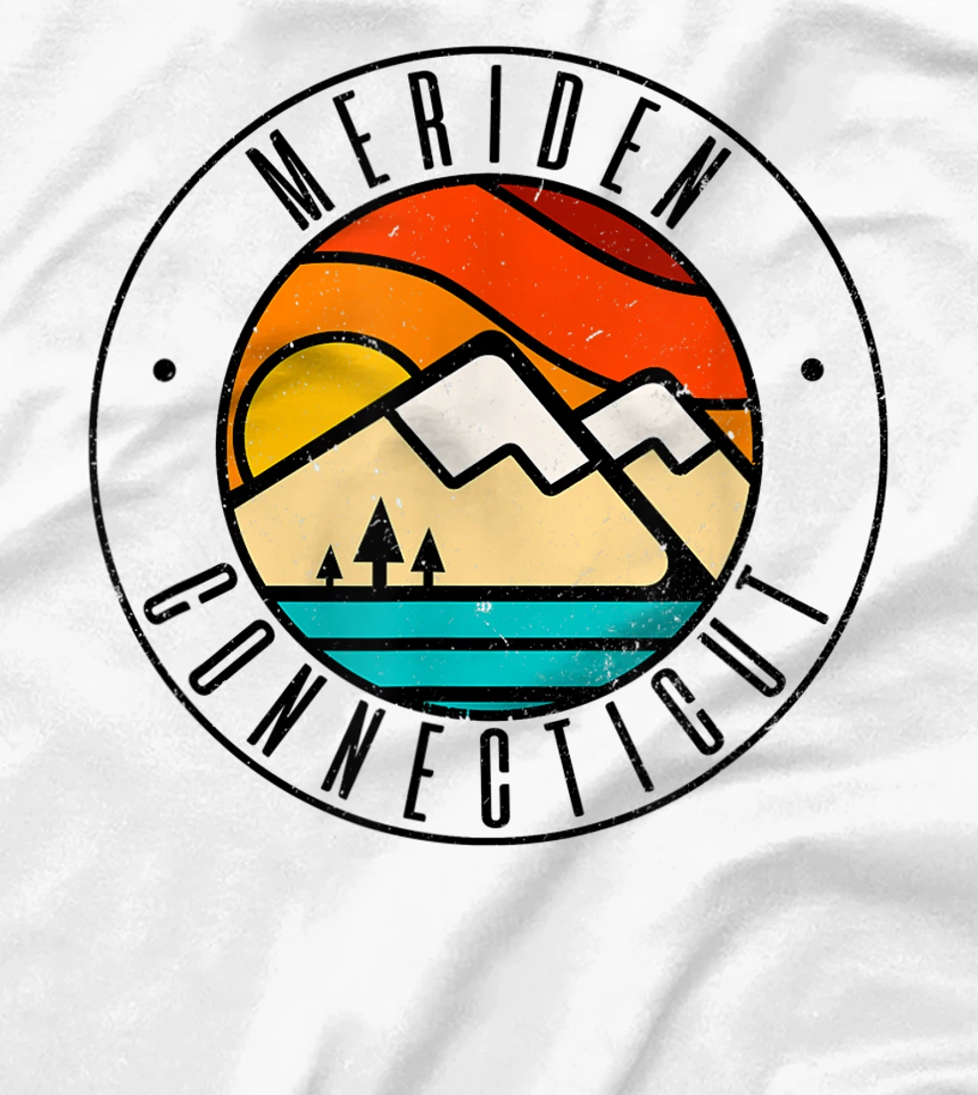 Minimalist Outdoors Meriden Connecticut CT T-Shirt, Women T-Shirt