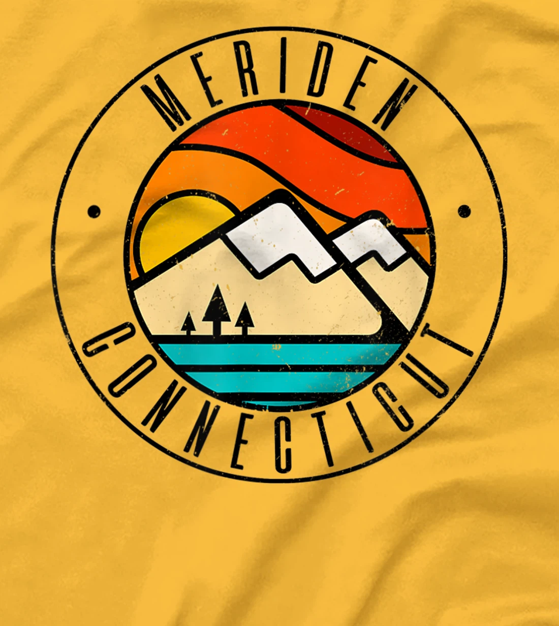 Minimalist Outdoors Meriden Connecticut CT T-Shirt, Women T-Shirt