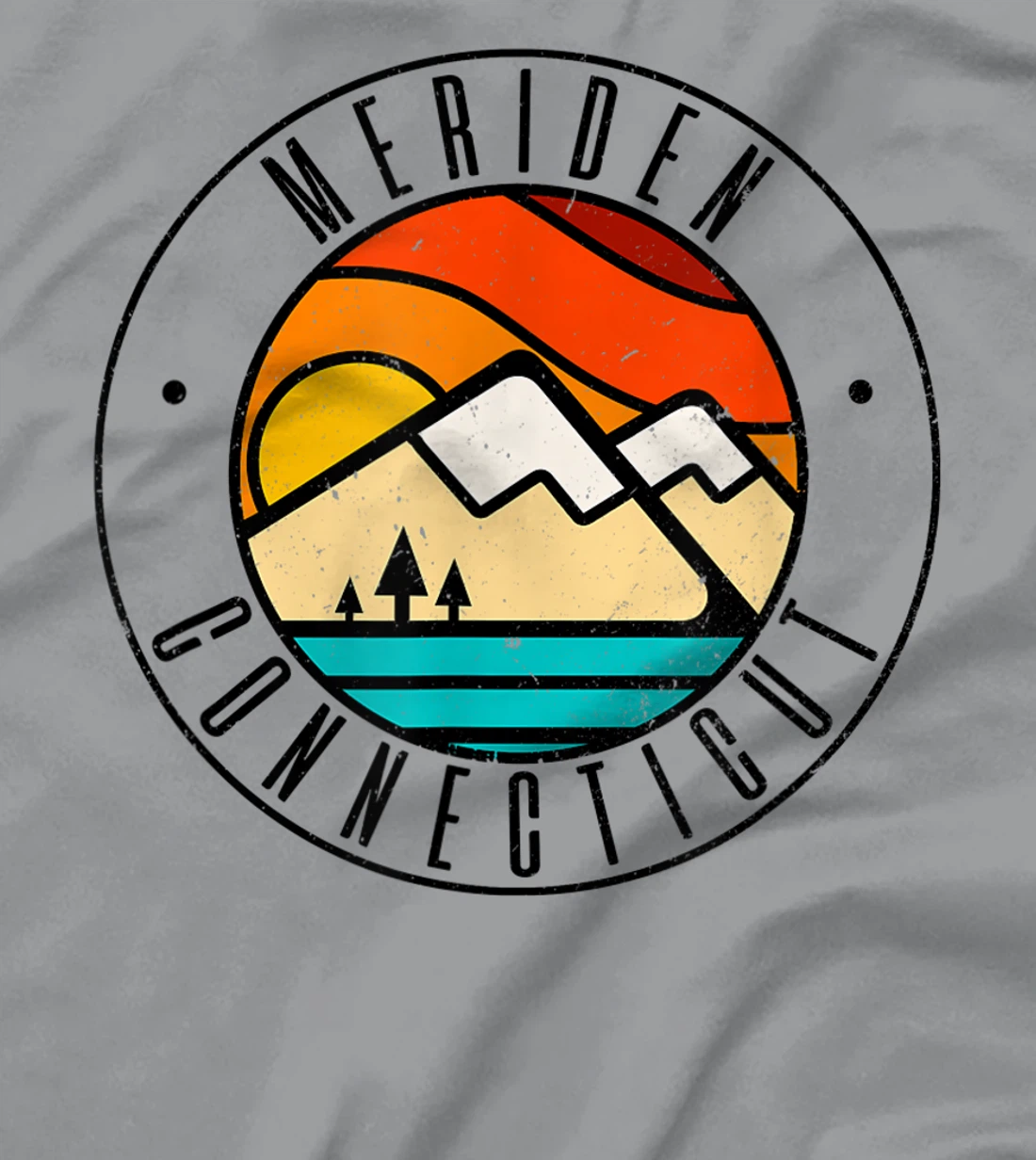 Minimalist Outdoors Meriden Connecticut CT T-Shirt, Women T-Shirt