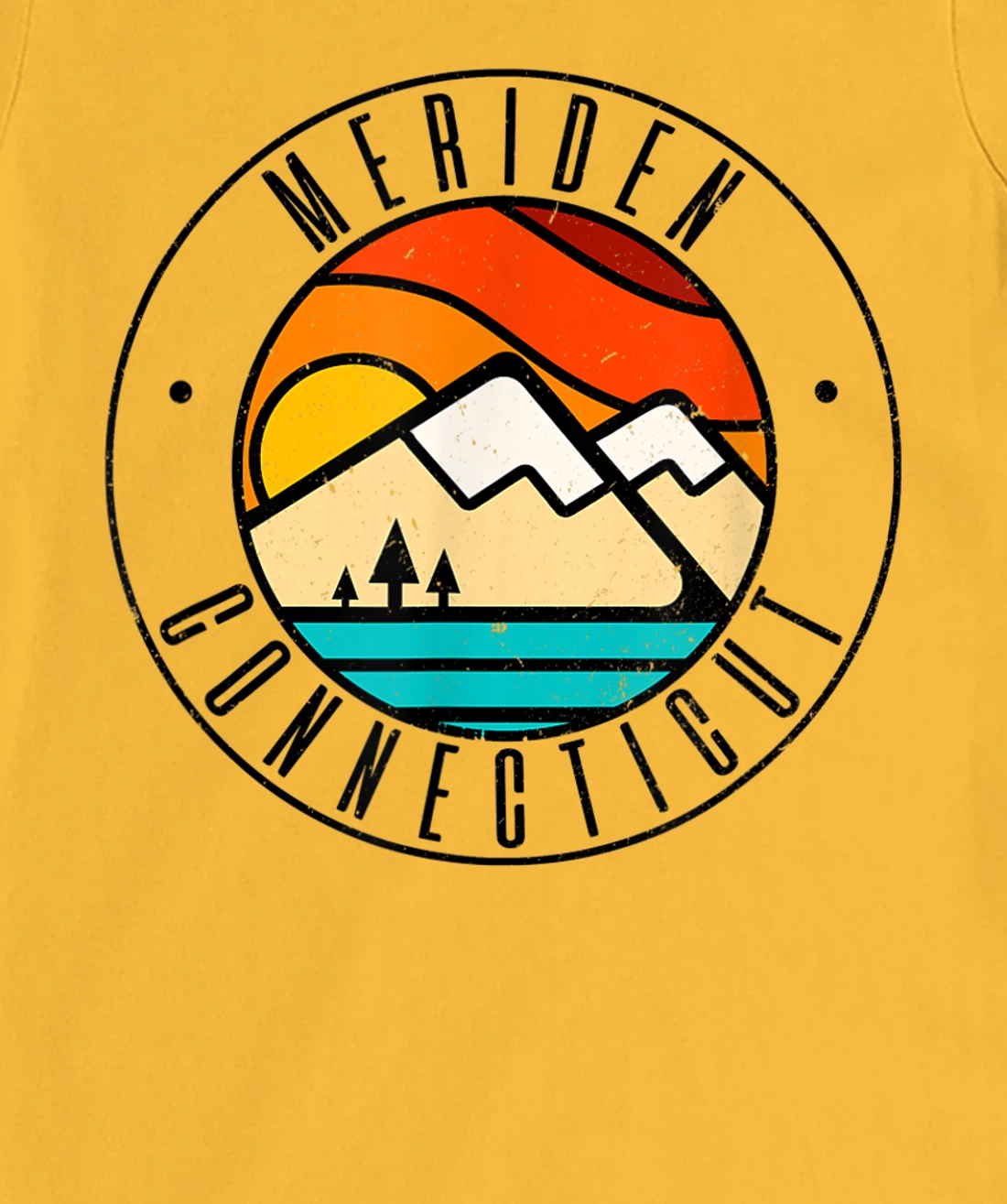 Minimalist Outdoors Meriden Connecticut CT T-Shirt, Women T-Shirt