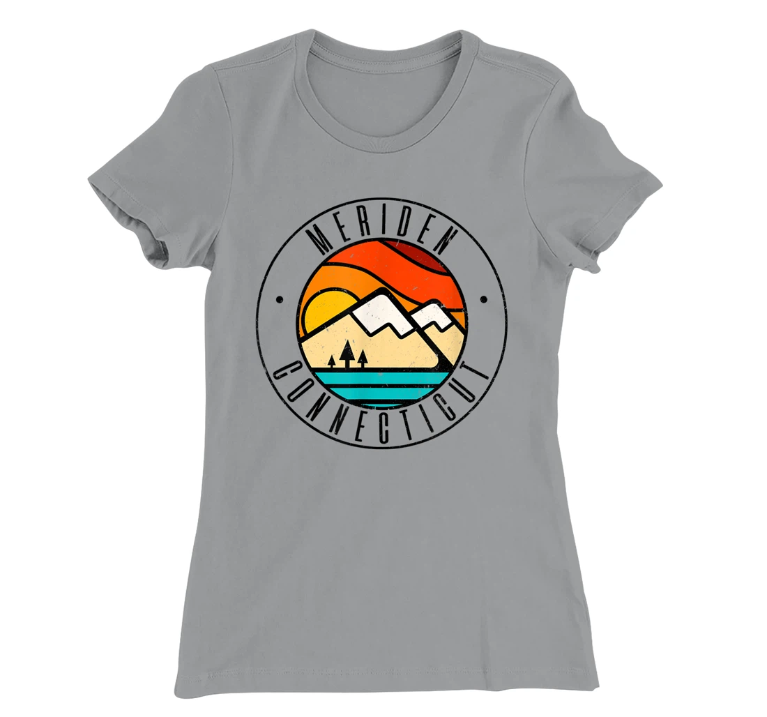 Minimalist Outdoors Meriden Connecticut CT T-Shirt, Women T-Shirt