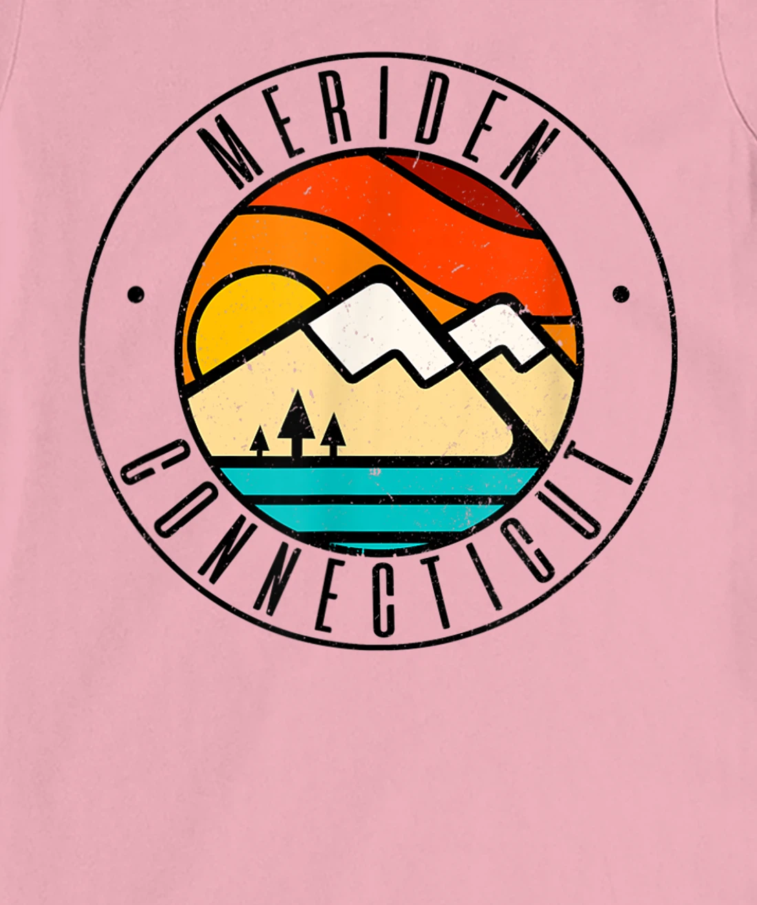 Minimalist Outdoors Meriden Connecticut CT T-Shirt, Women T-Shirt